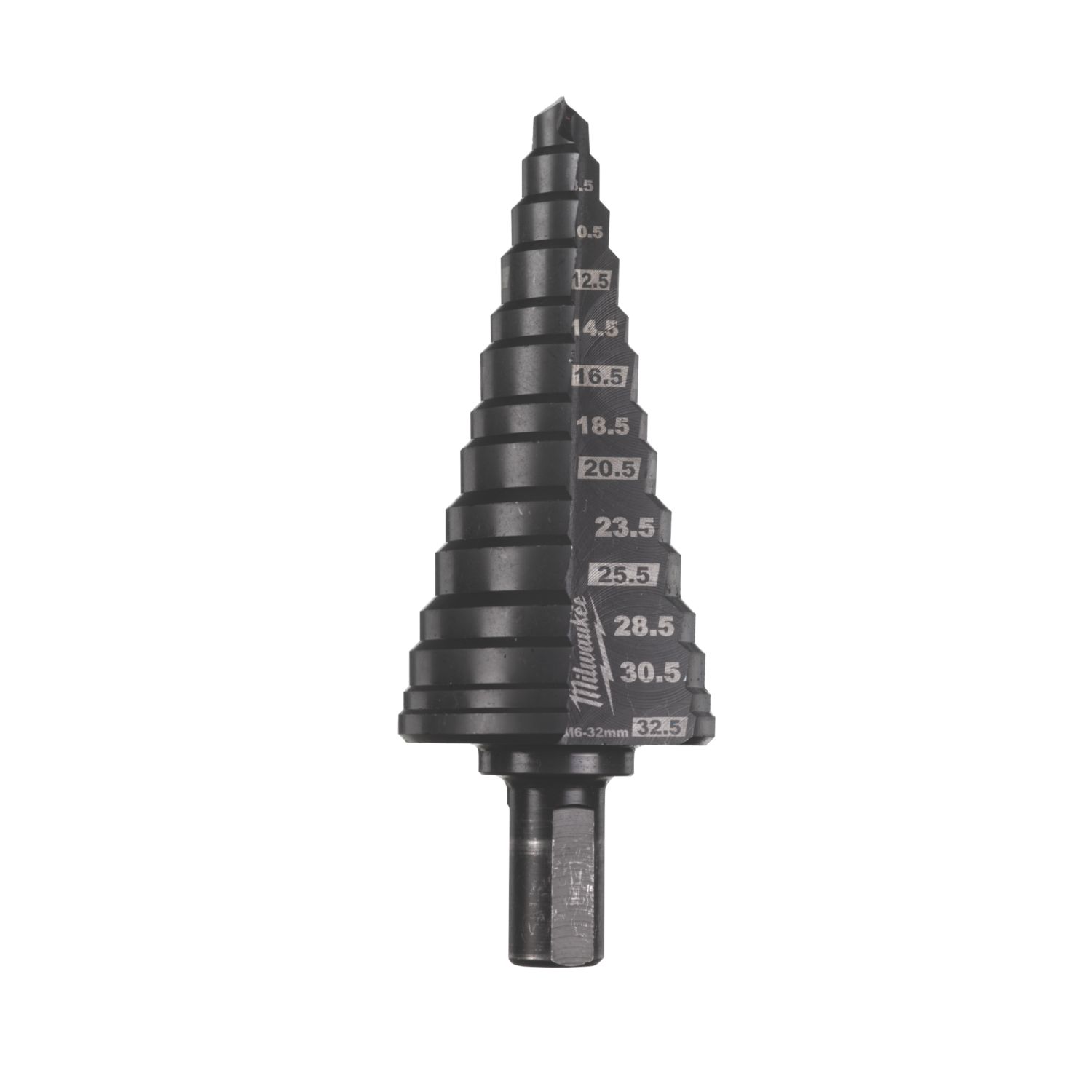 Milwaukee Straight Shank Multi-Material Cobalt Step Drill Bit 6mm - 32mm (281GE)