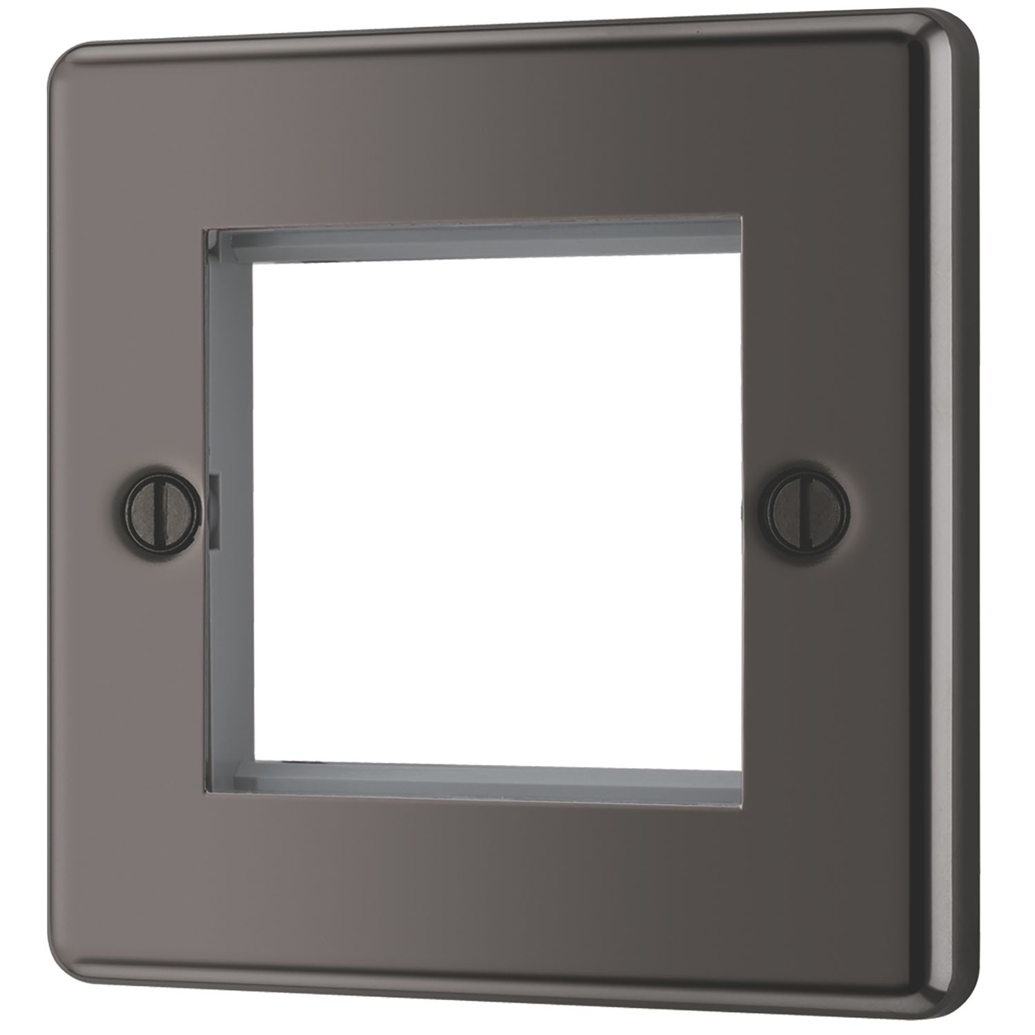 LAP 2-Module Modular Faceplate Black Nickel (28248)