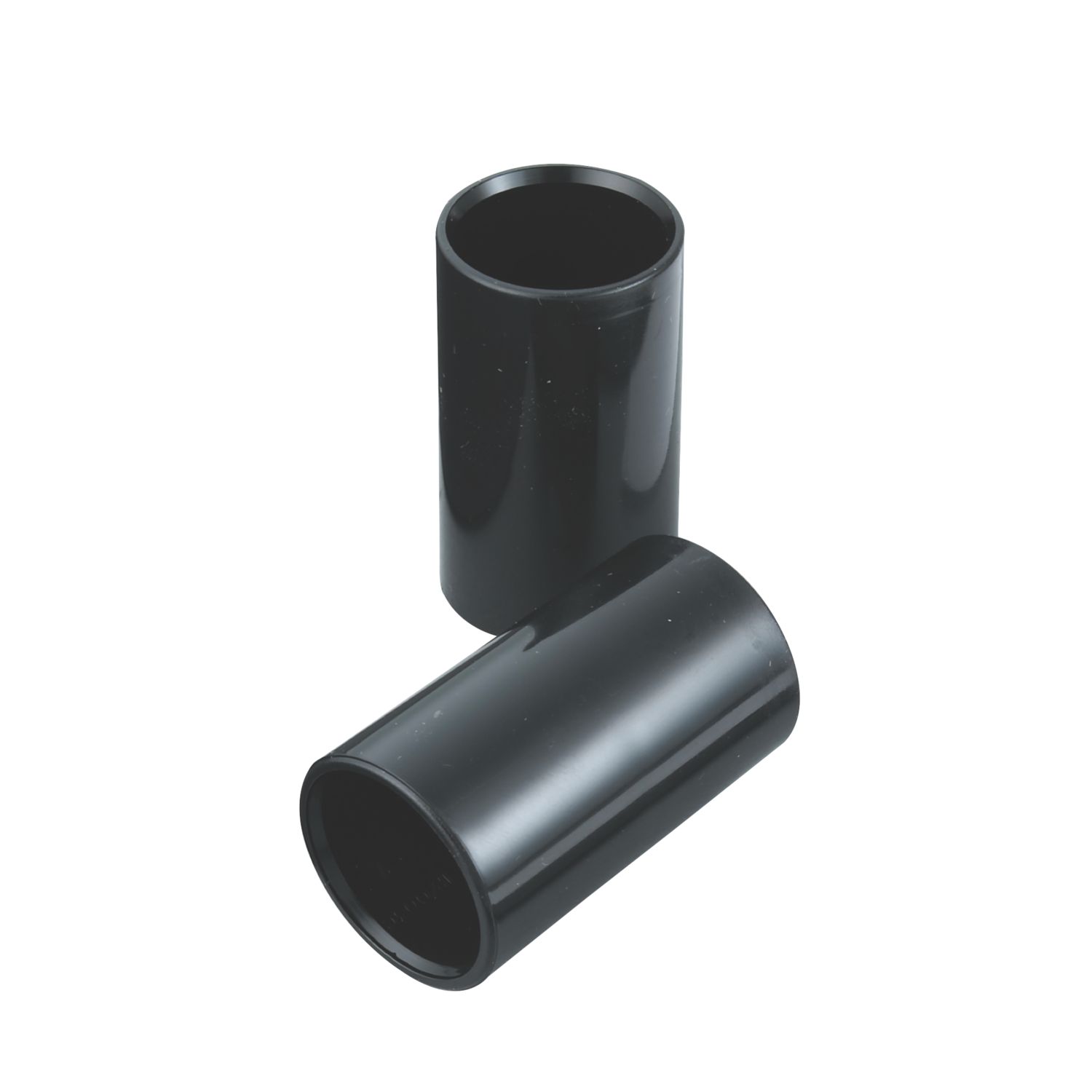 Tower Heavy Gauge Conduit Couplings 20mm Black 2 Pack (28255)