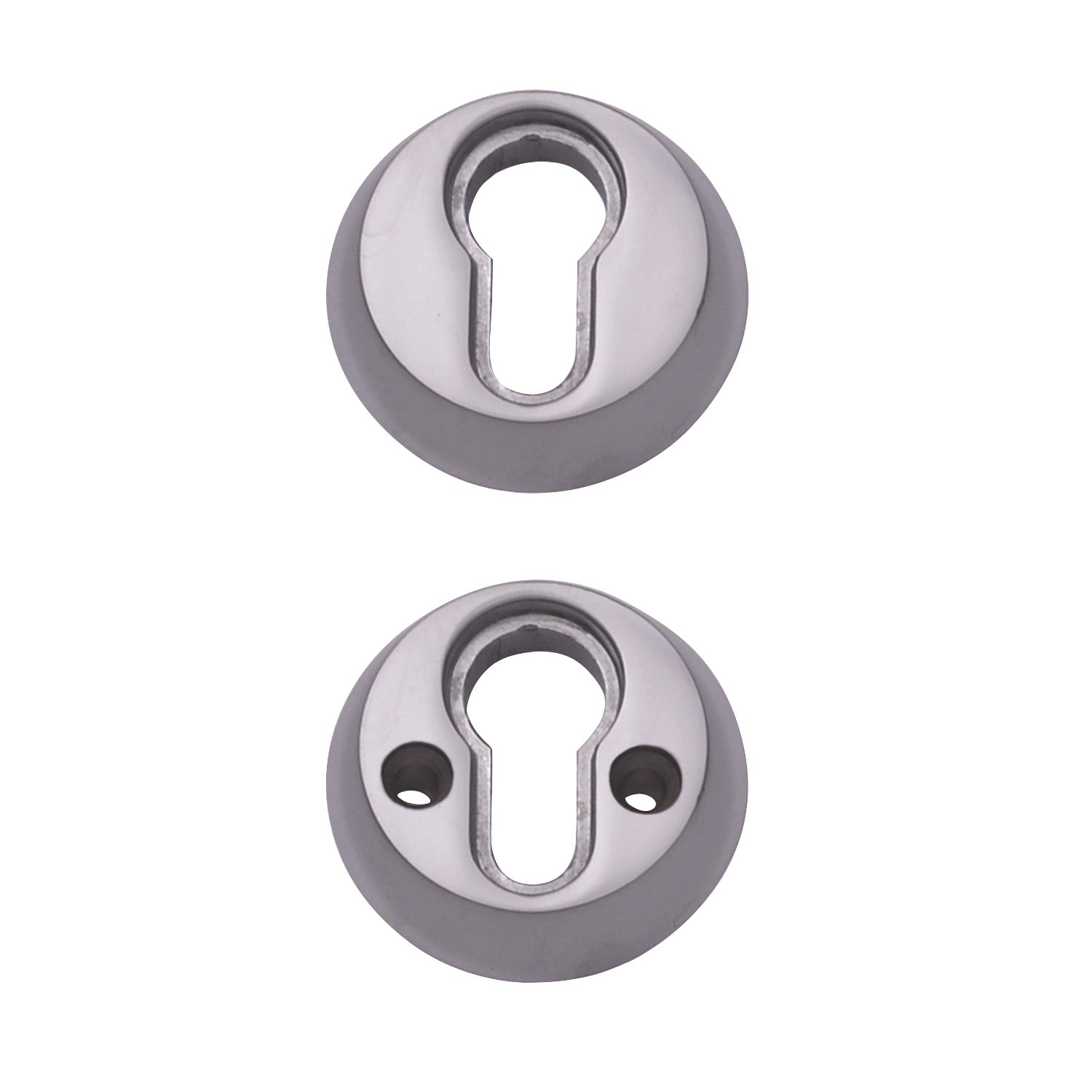 ERA Euro Escutcheon (Pair) Satin Chrome 50mm (2825T)