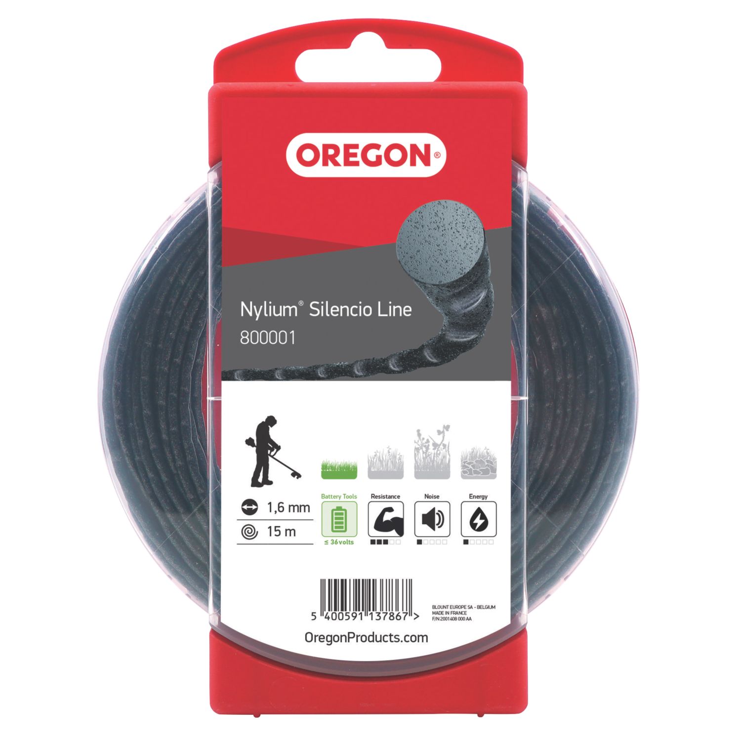 Oregon Nylium Silencio Trimmer Line 1.6mm x 15m (282JP)
