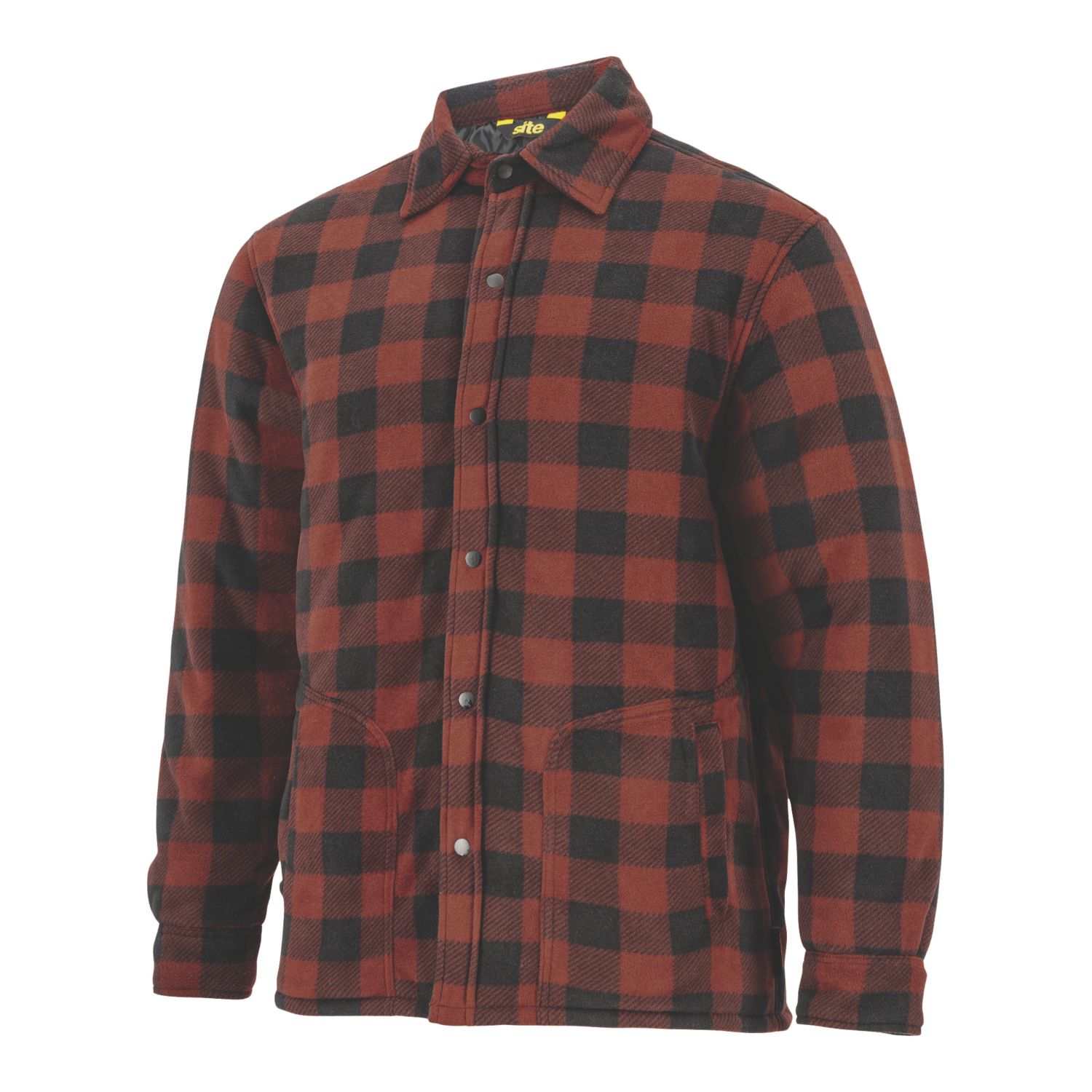 Site Fleece Shirt Jacket Red/Black Large 41-43" Chest (283HL)