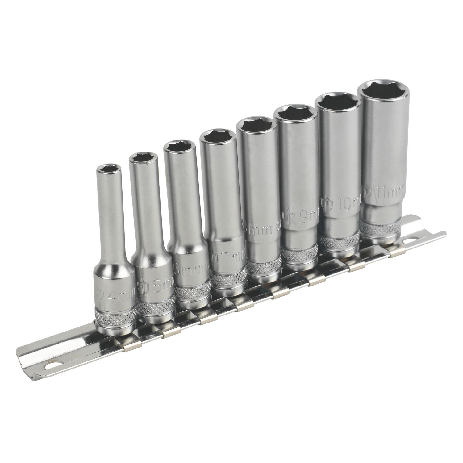 Magnusson 1/4" Drive Deep Socket Rail 8 Pieces (2853V)