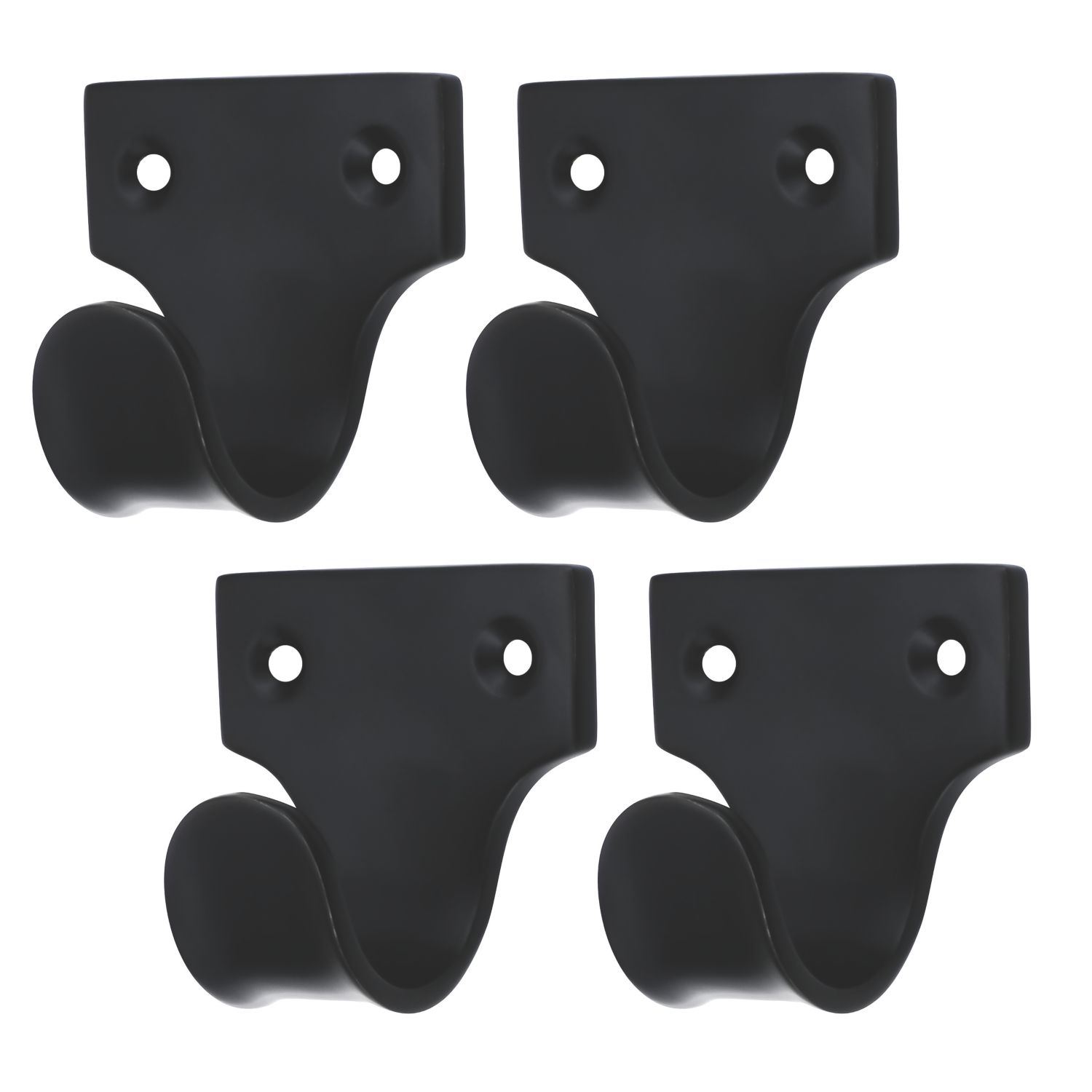 Smith & Locke Sash Window Handles Matt Black 50mm x 50mm 4 Pack (285YX)