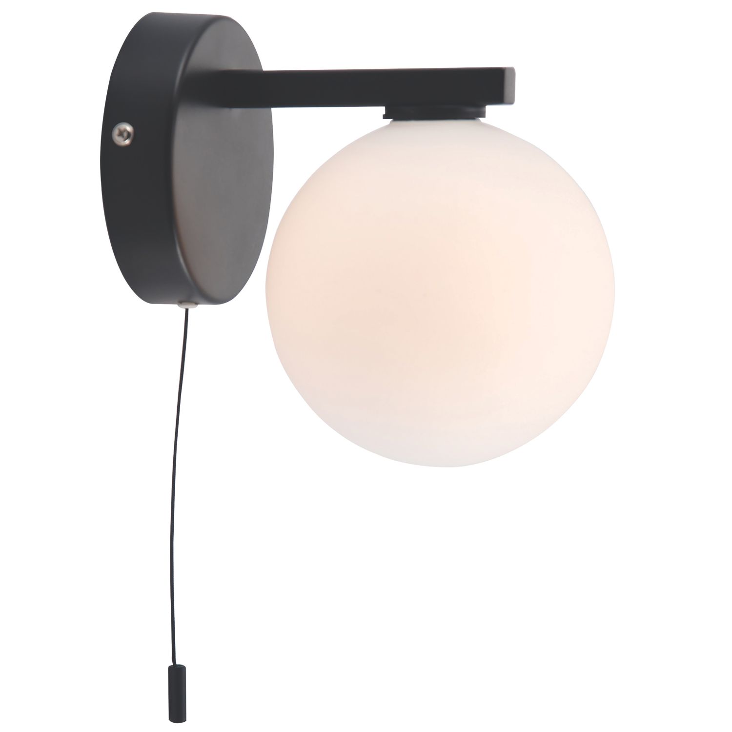 Saxby Nexus Bathroom Wall Light Black/White (286RE)