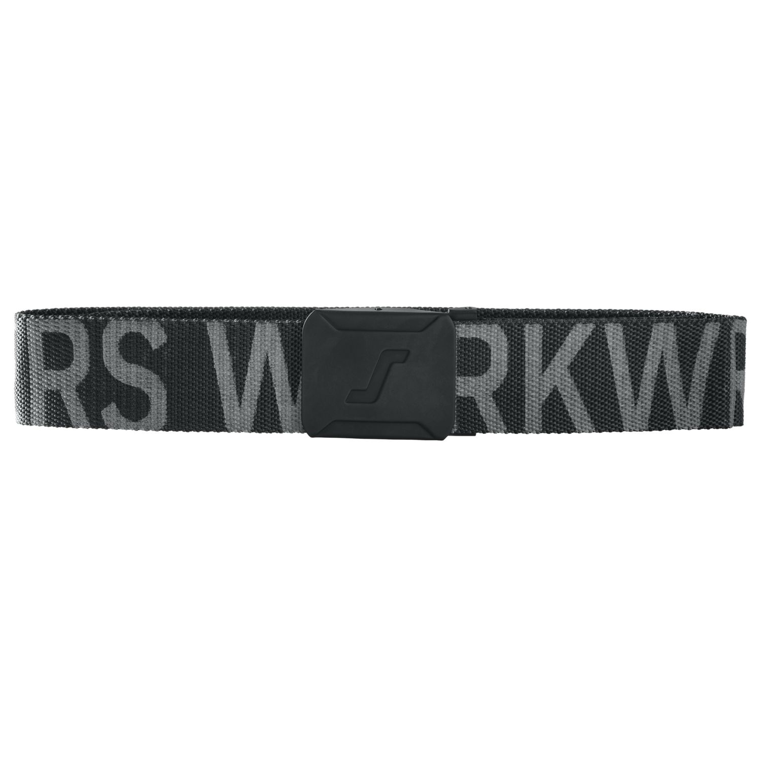 Snickers 9004 Logo Belt Black/Grey 49" (287KC)