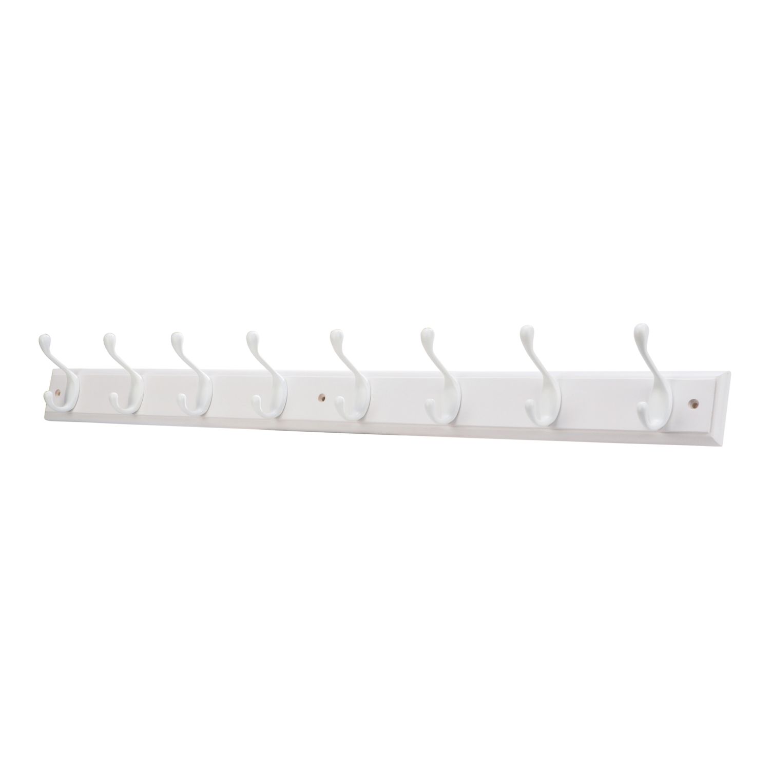 Essentials 8-Hook Rail White 910mm x 95mm (289TA)