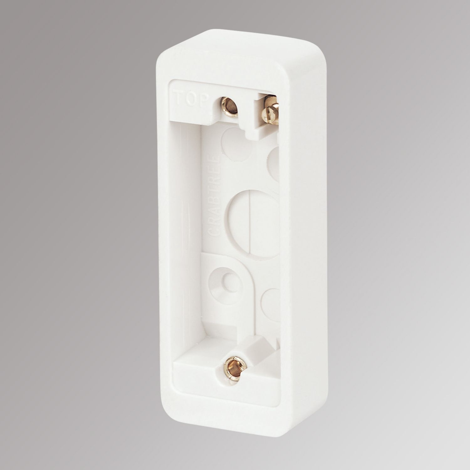 Crabtree Capital 1-Gang Architrave Back Box 28mm (29025)