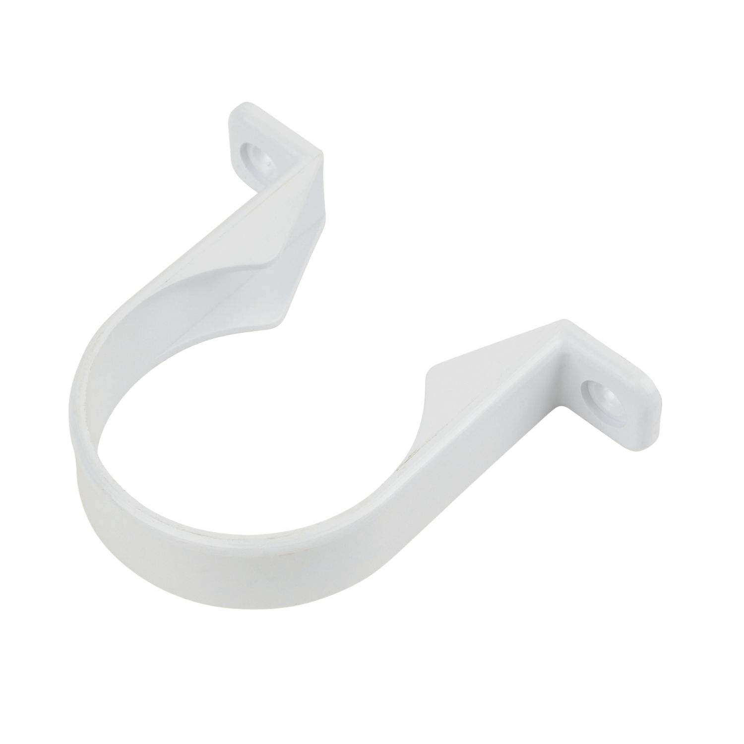 FloPlast Solvent Weld Pipe Clip White 50mm (29092)