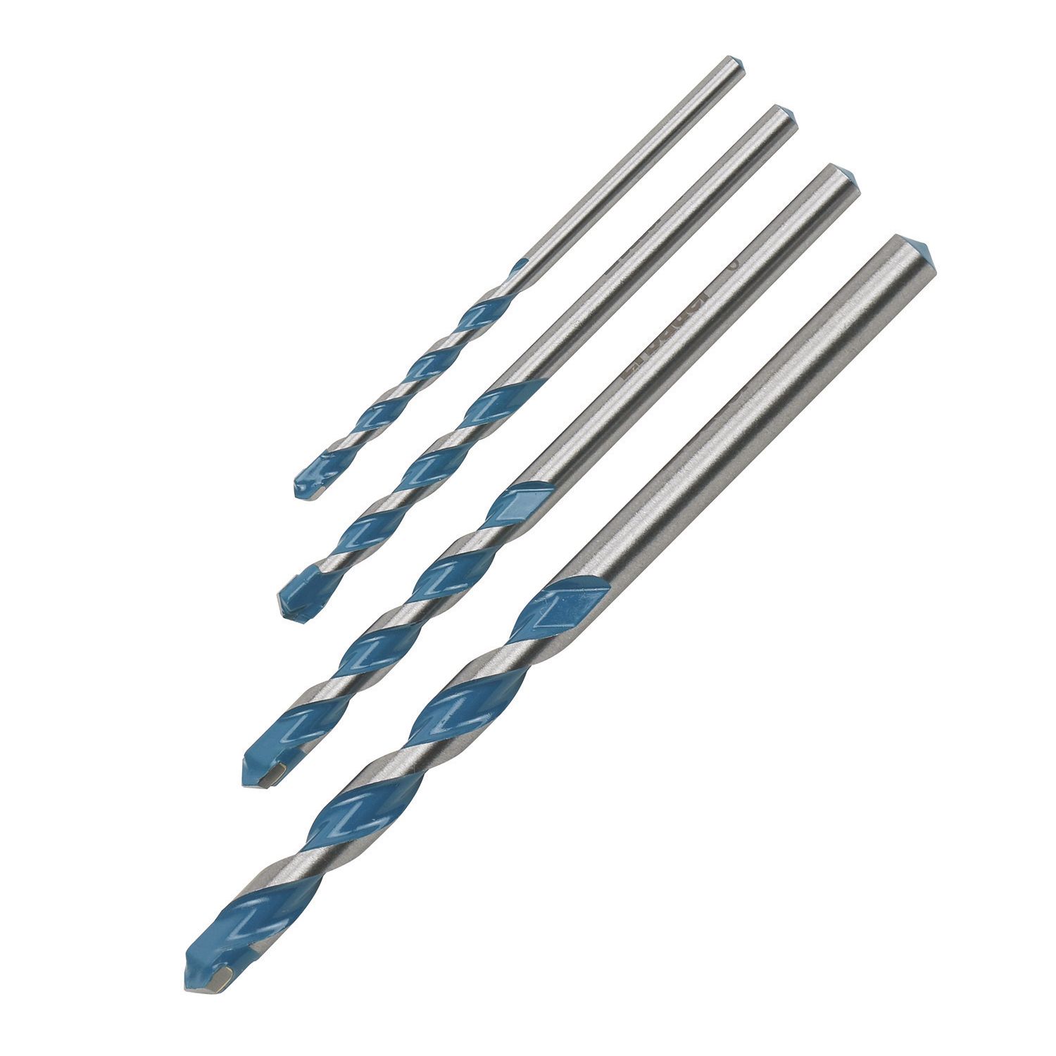 Erbauer Straight Shank Multi-Material Drill Bit Set 4 Pieces (291JL)