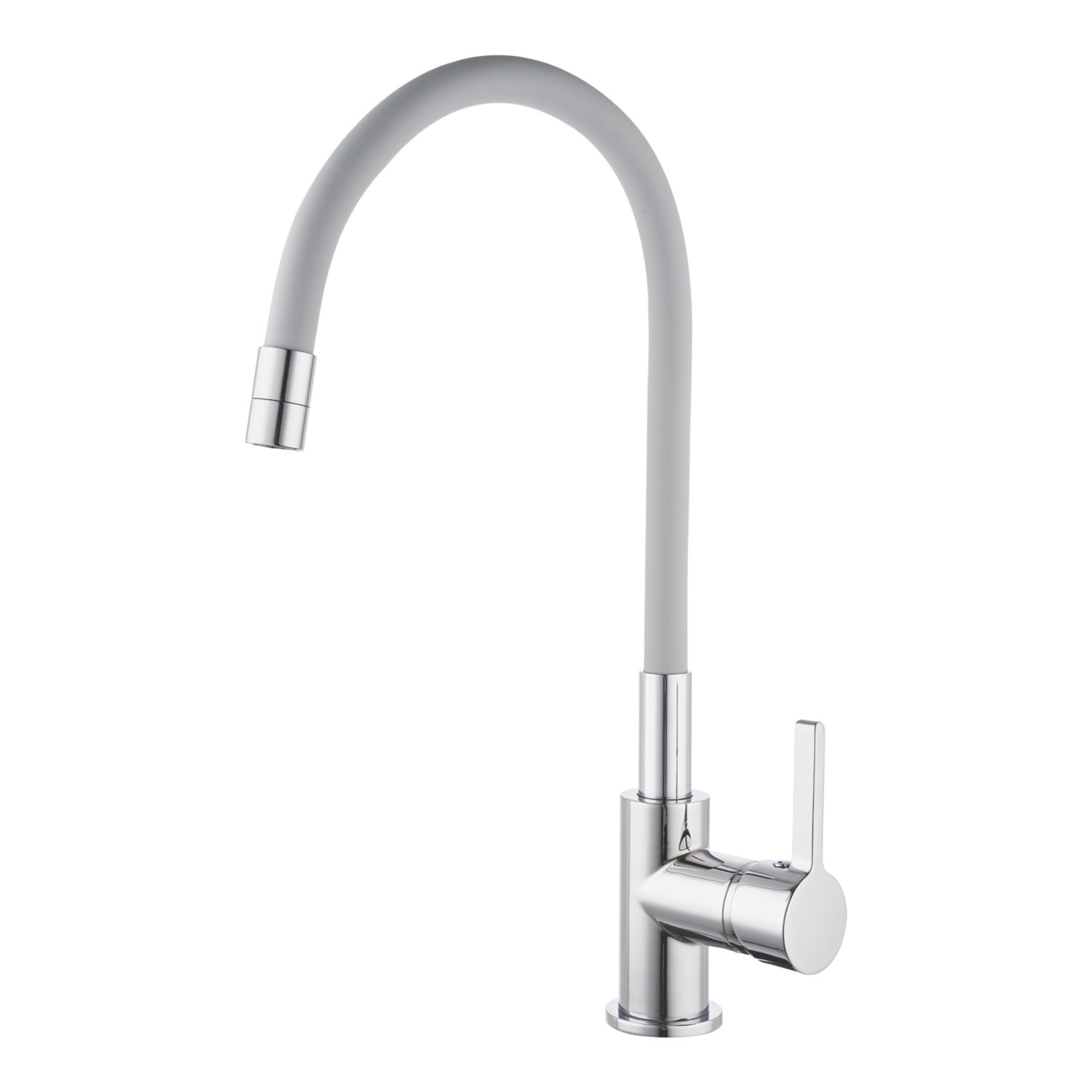 Piasa Pull-Out Spray Mixer Kitchen Tap Chrome & Grey (292YT)