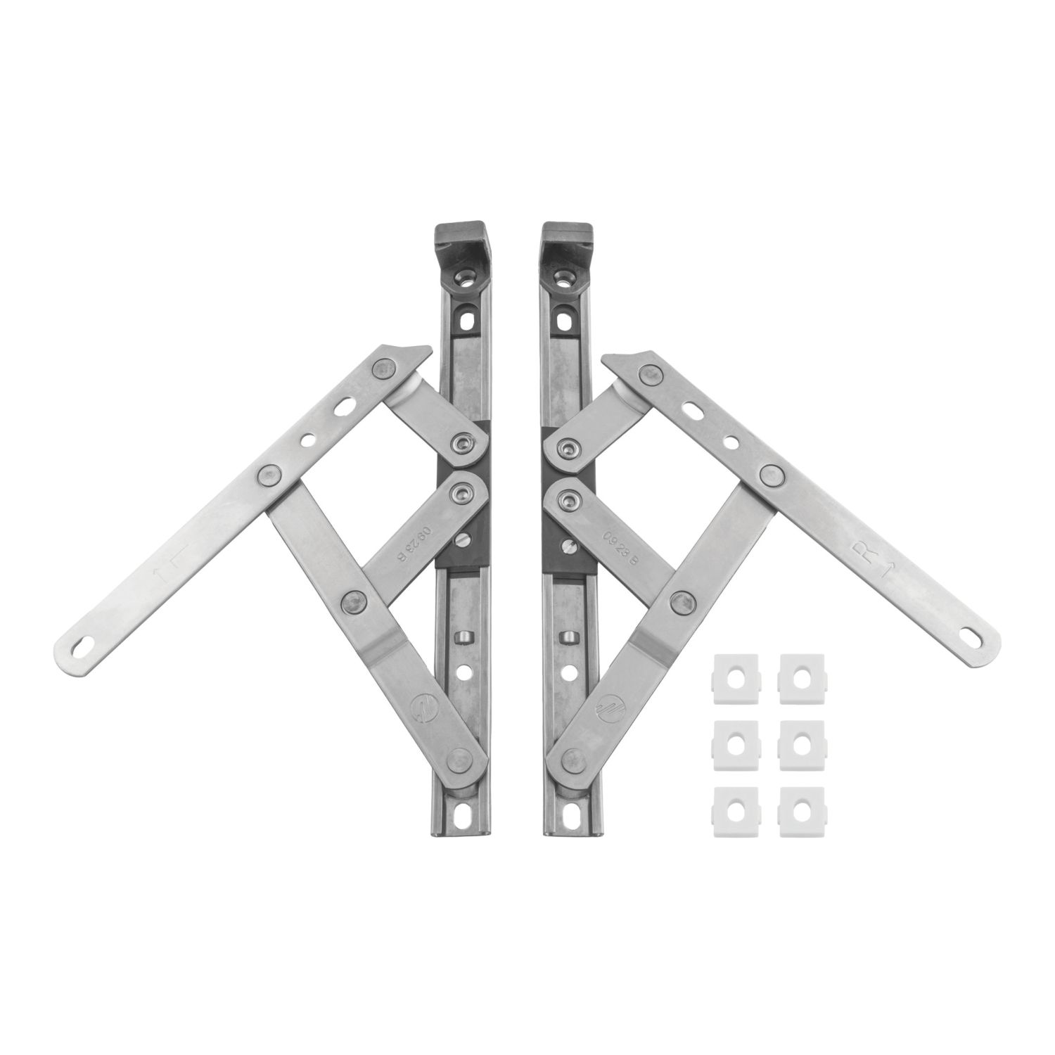 Smith & Locke Friction Stay Window Hinges Top-Hung 200mm 2 Pack (293YX)