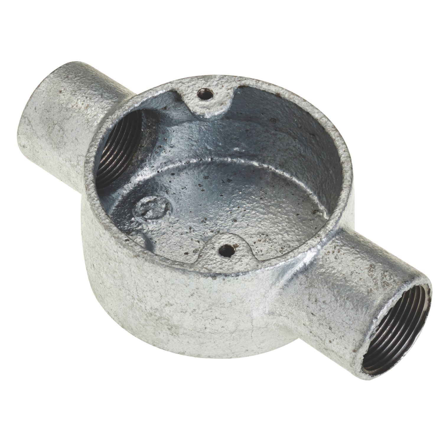 Deta 2 Way 25mm Through Conduit Box Galvanised (2941J)