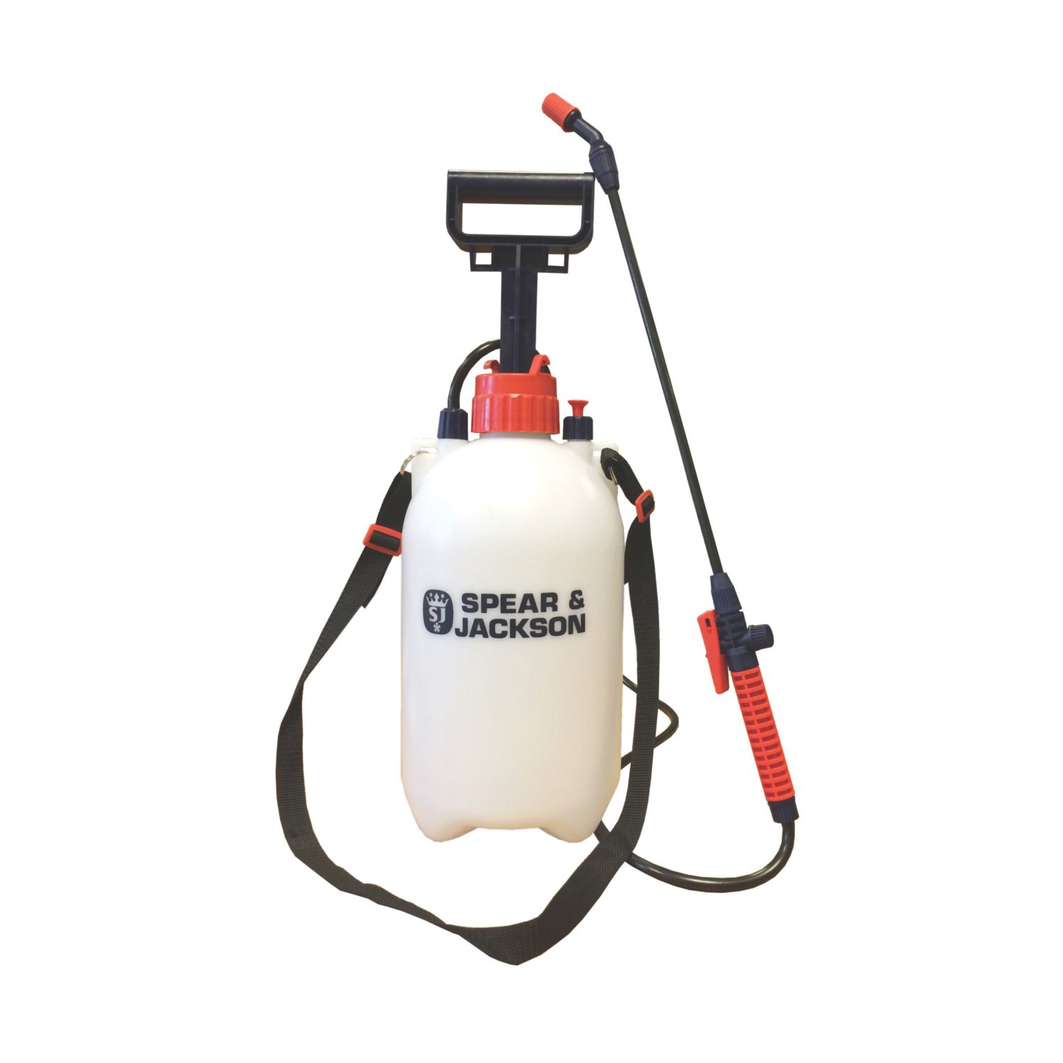 Spear & Jackson White Pump Action Pressure Sprayer 5Ltr (294AK)