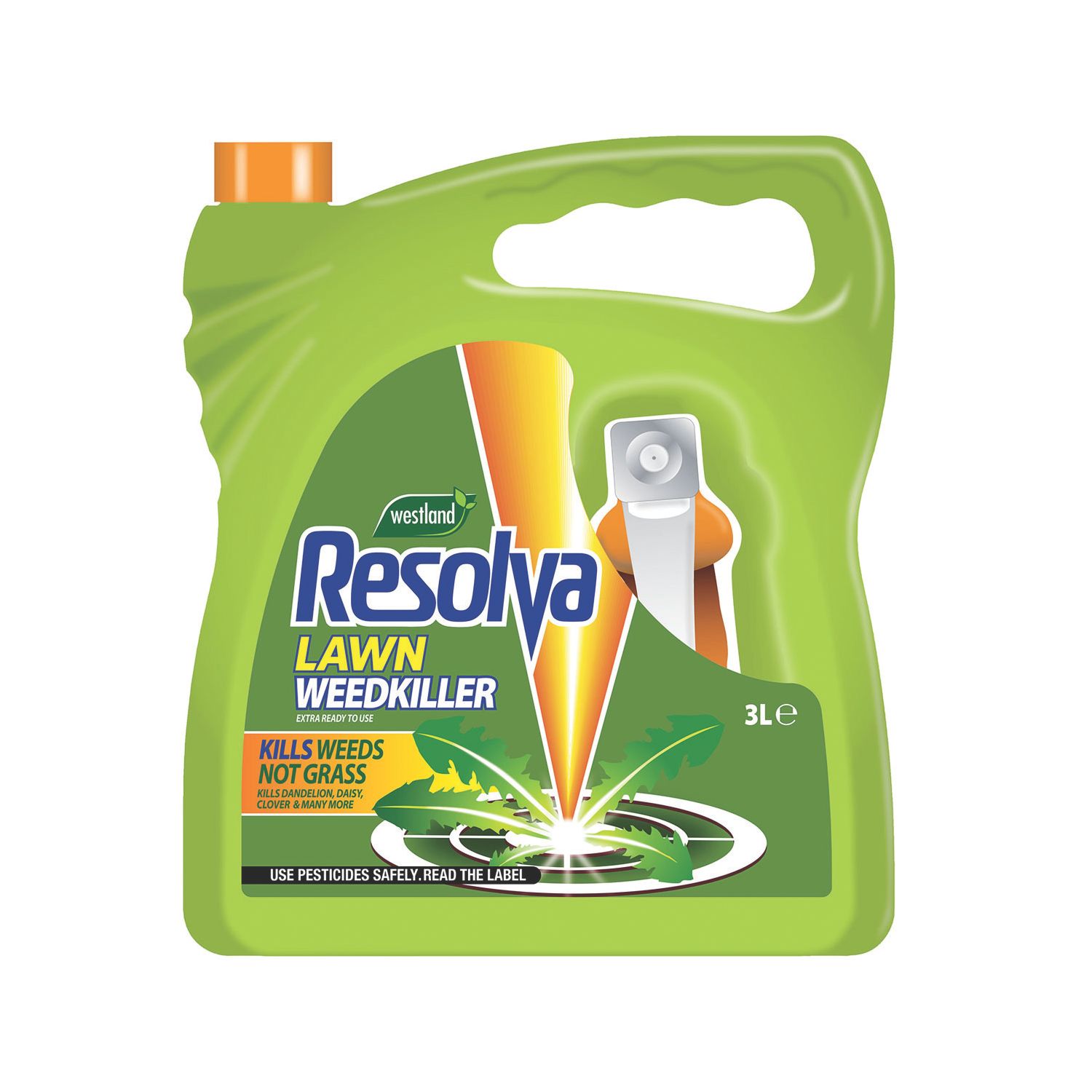 Resolva Lawn Extra Weedkiller 150m² 3Ltr (294YU)