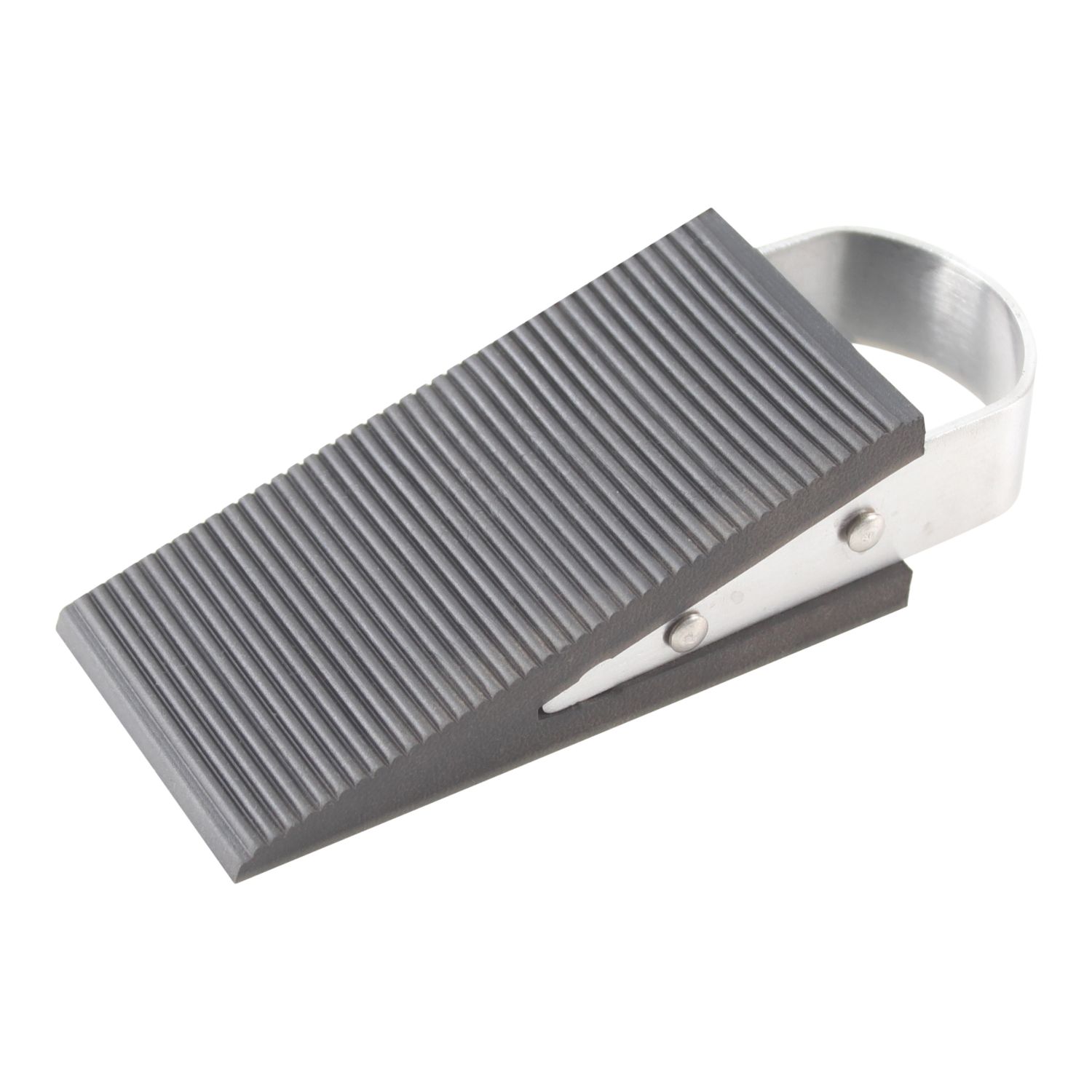 Smith & Locke Door Stop Wedge with Stainless Steel Handle Black (295TE)
