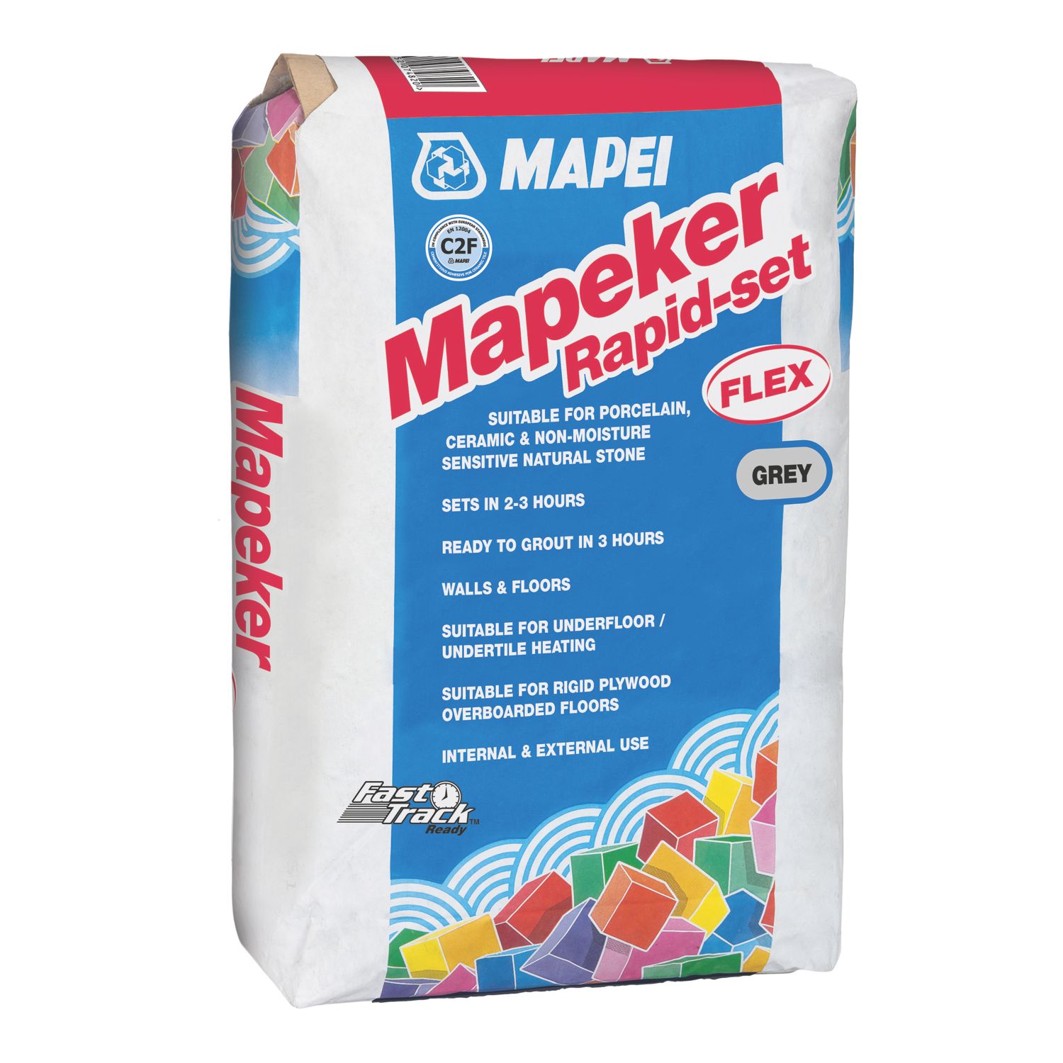 Mapei Mapeker Rapid-Set Wall & Floor Adhesive Grey 20kg (29634)