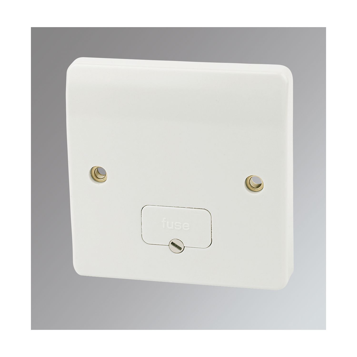 MK Logic Plus 13A Unswitched Fused Spur & Flex Outlet White (29775)