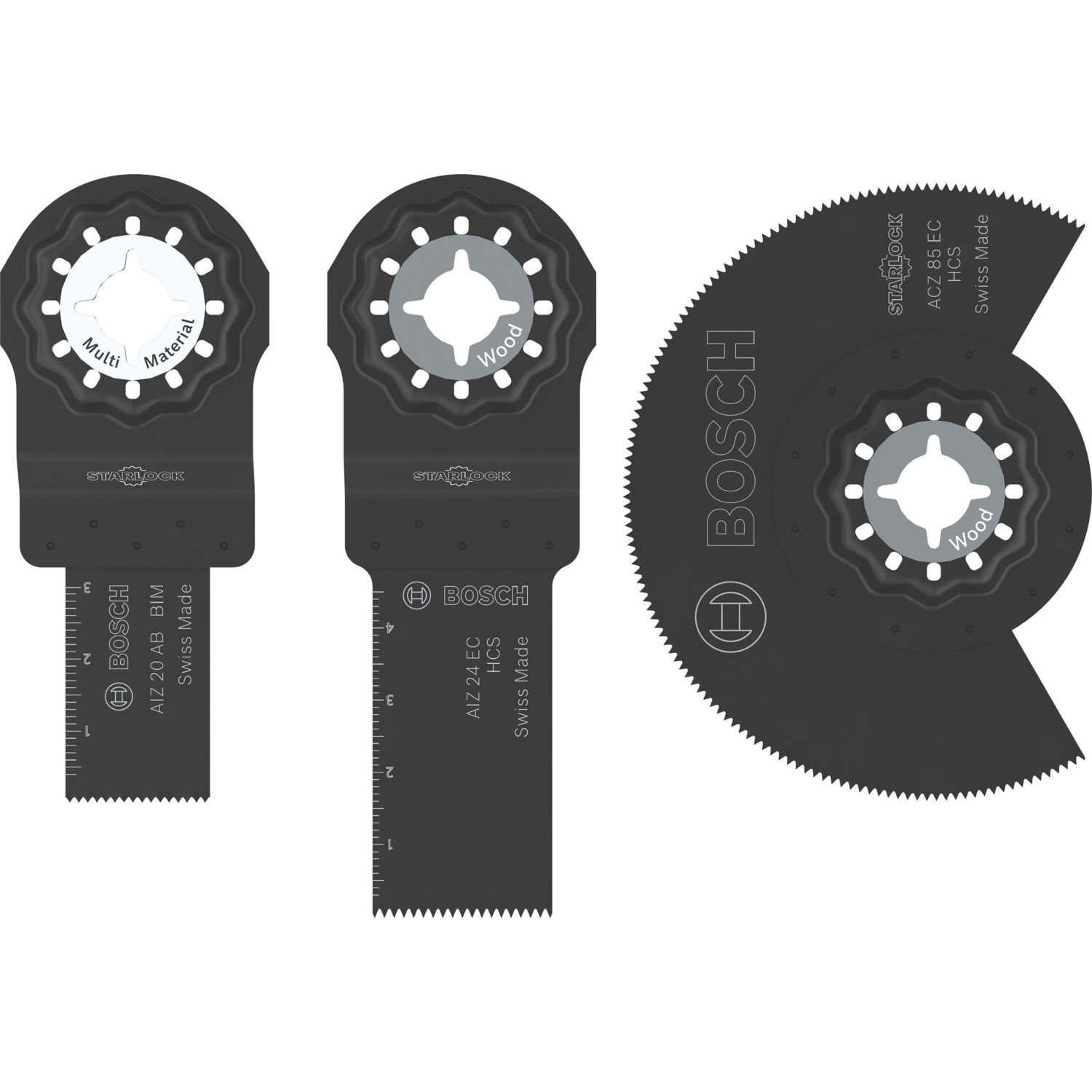 Bosch Multi-Material Cutting Blade Set 3 Pieces (297AK)