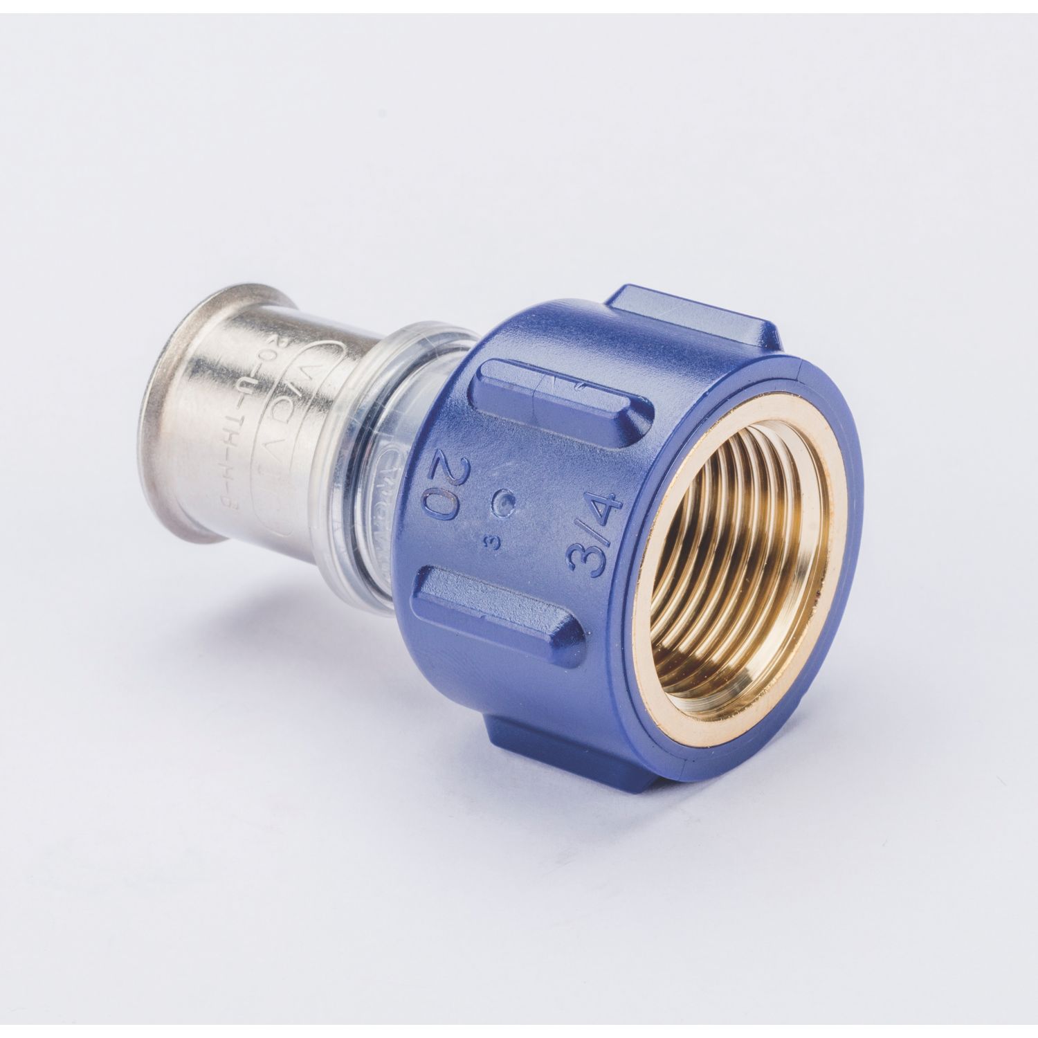 Wavin Tigris Multi-Layer Composite Press-Fit Adapting Female Couplers 0.75" x 20mm 10 Pack (298RM)