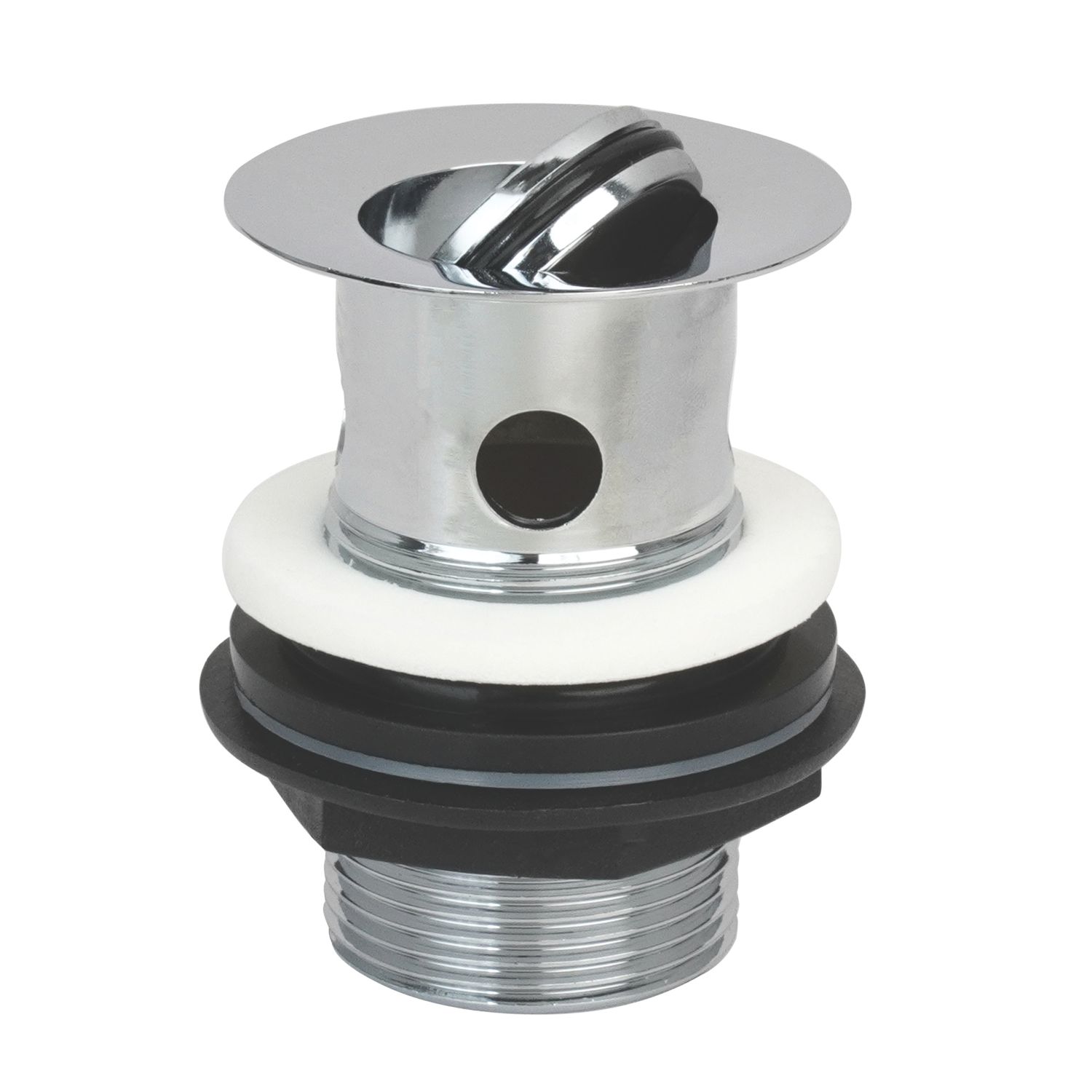 Flomasta Slotted Captive Basin Waste Chrome-Plated Brass 32mm (301JN)