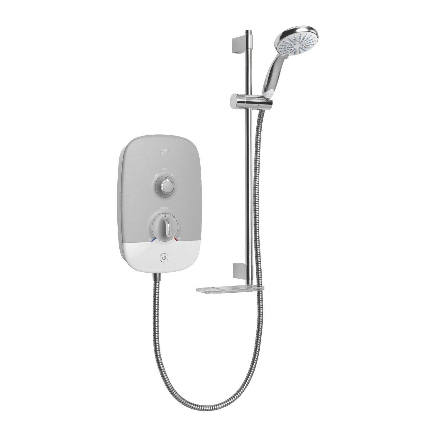 Mira Play White/Grey 8.5kW Electric Shower (3046X)