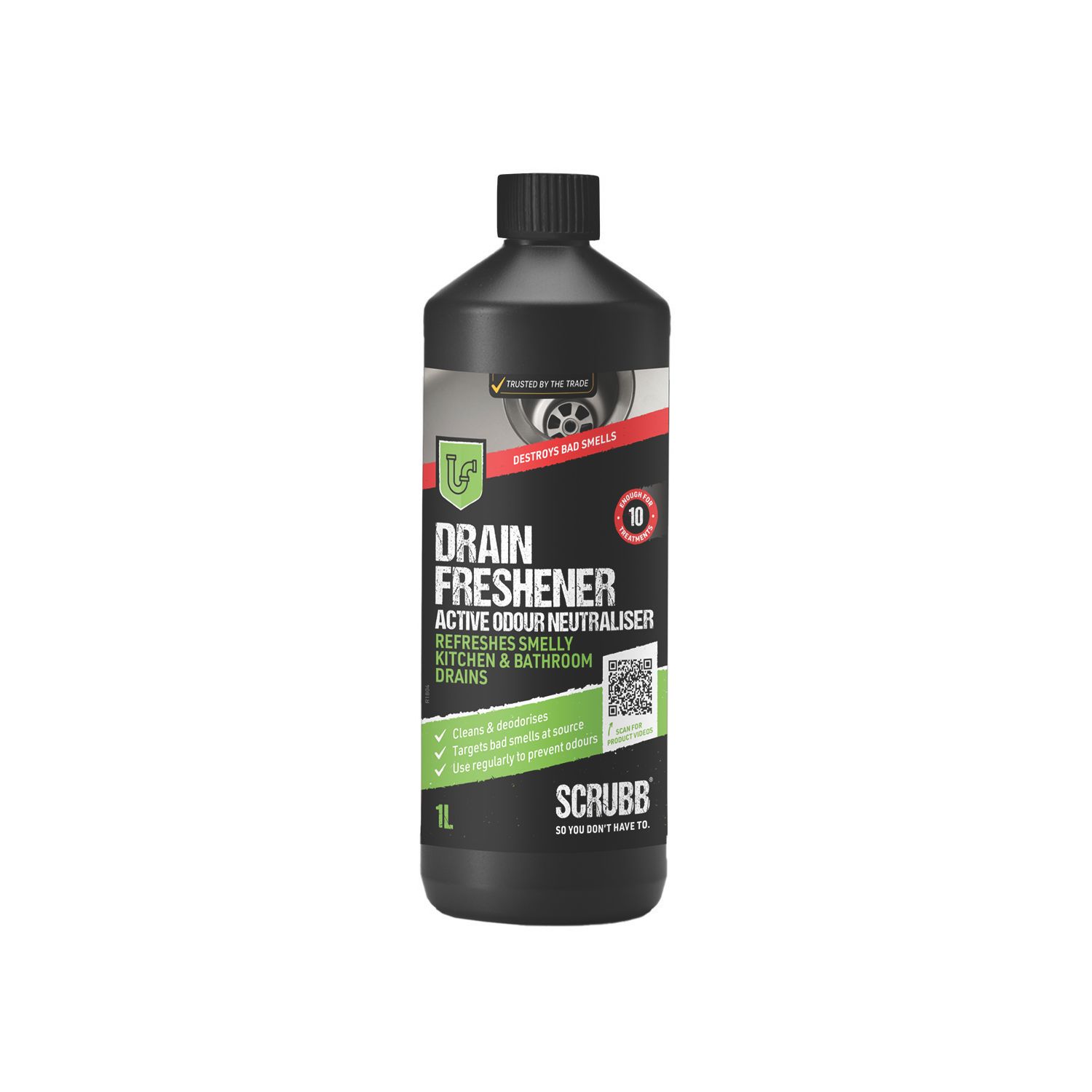 Scrubb Drain Odour Refresher 1Ltr (306EH)