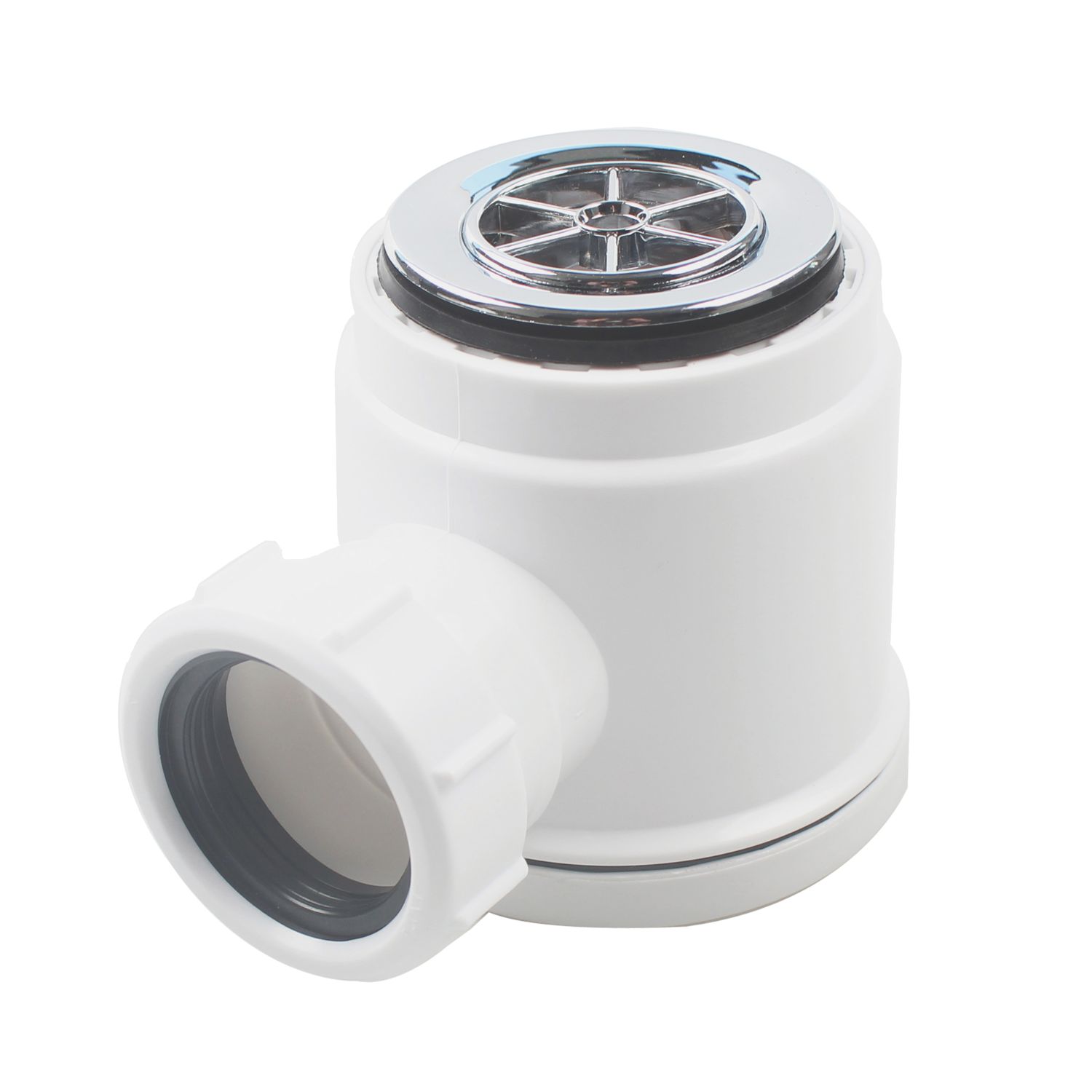 Flomasta Standard Compression Shower Waste Chrome 68mm (306JN)