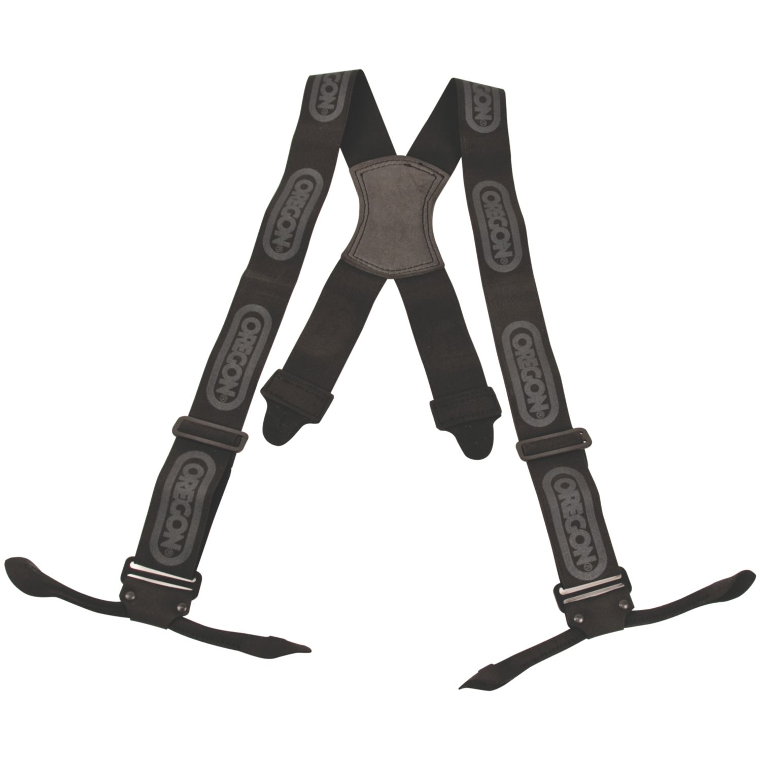Oregon Logger Trouser Braces Black Button Hole Attachment (3078X)