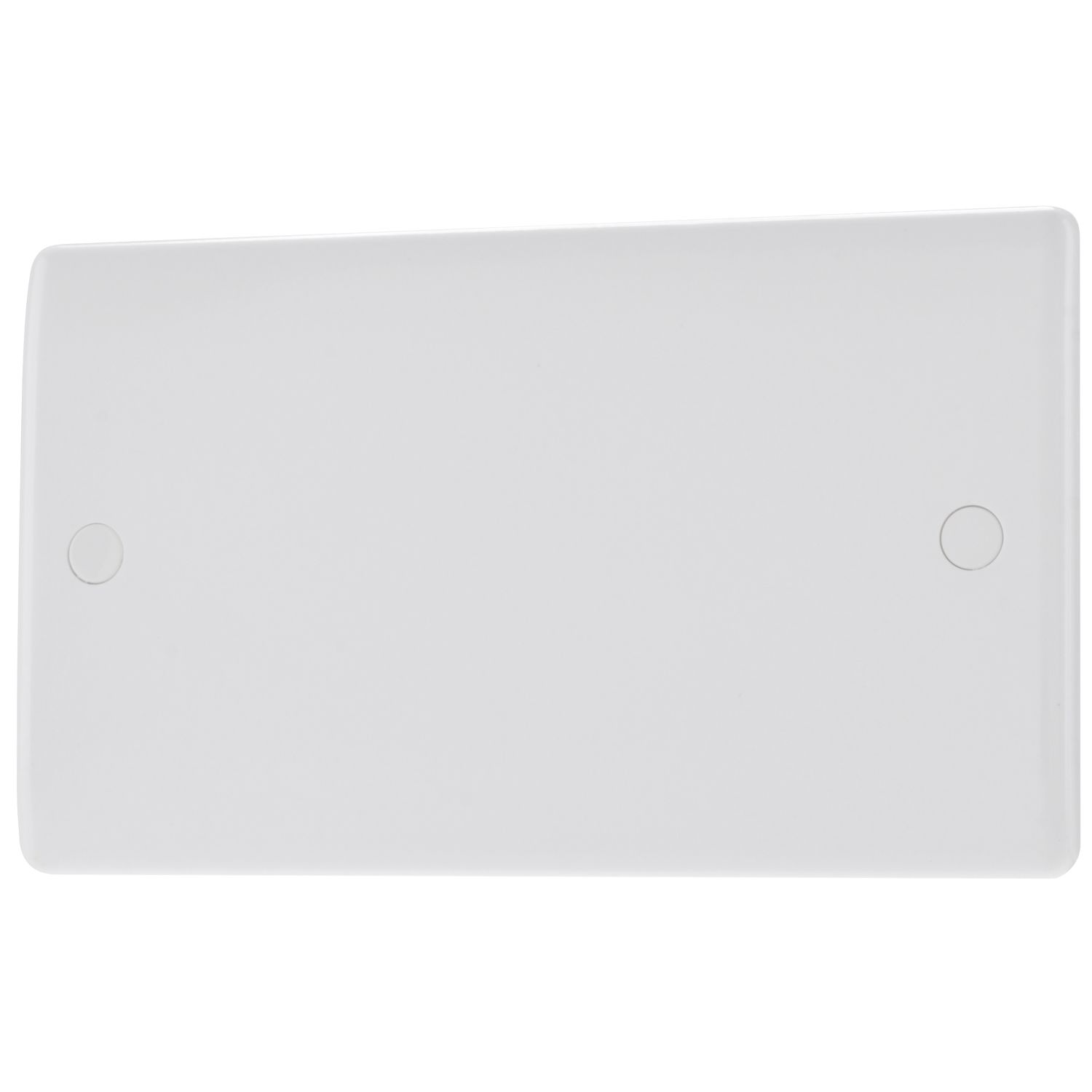 British General 2-Gang Blanking Plate White (307HT)