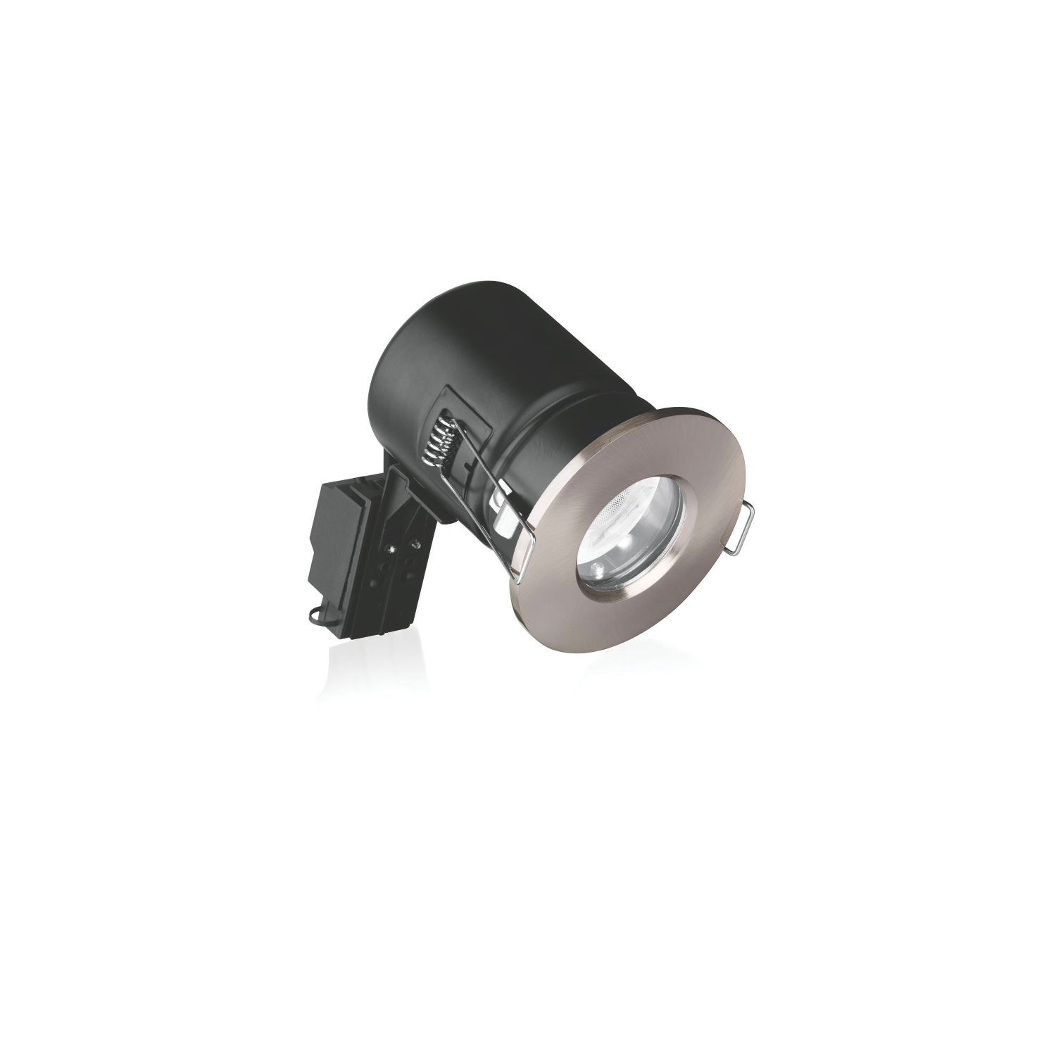 Aurora EFD Fixed Fire Rated LED Downlight Satin Nickel 5W 520lm (3082P)