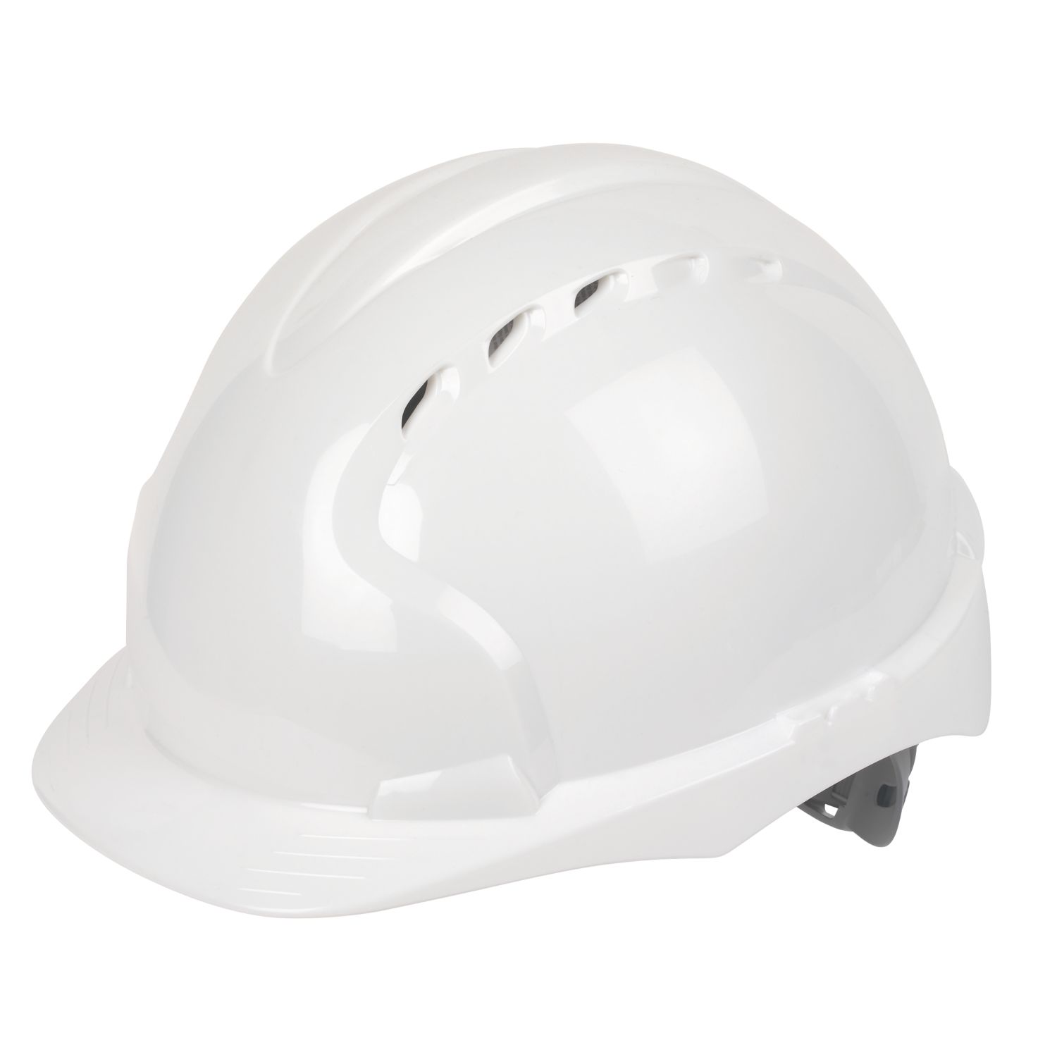 JSP EVO3 Comfort Plus Adjustable Slip Vented Safety Helmet White (30878)