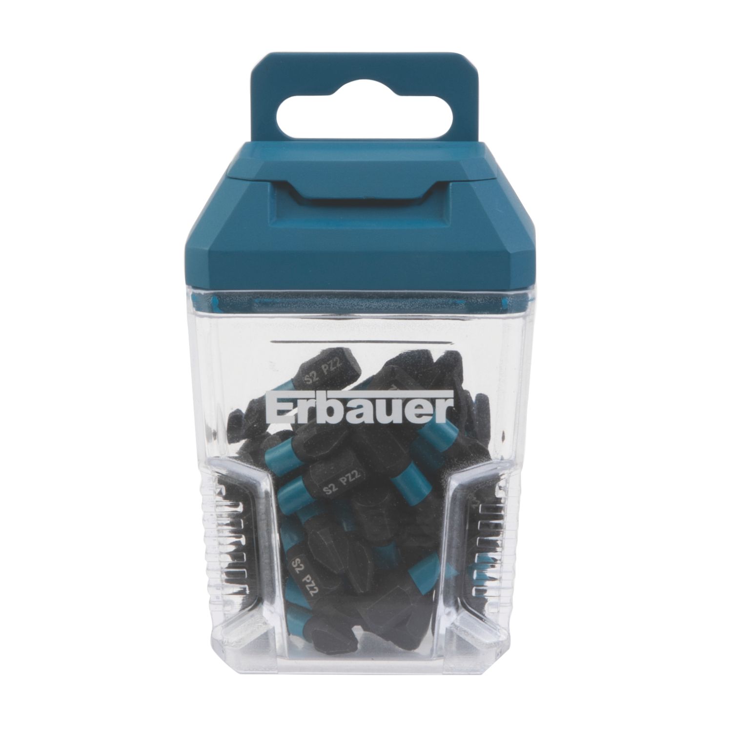 Erbauer 6.35mm 25mm Hex Shank PZ2 Impact Screwdriver Bits 30 Pack (308PG)