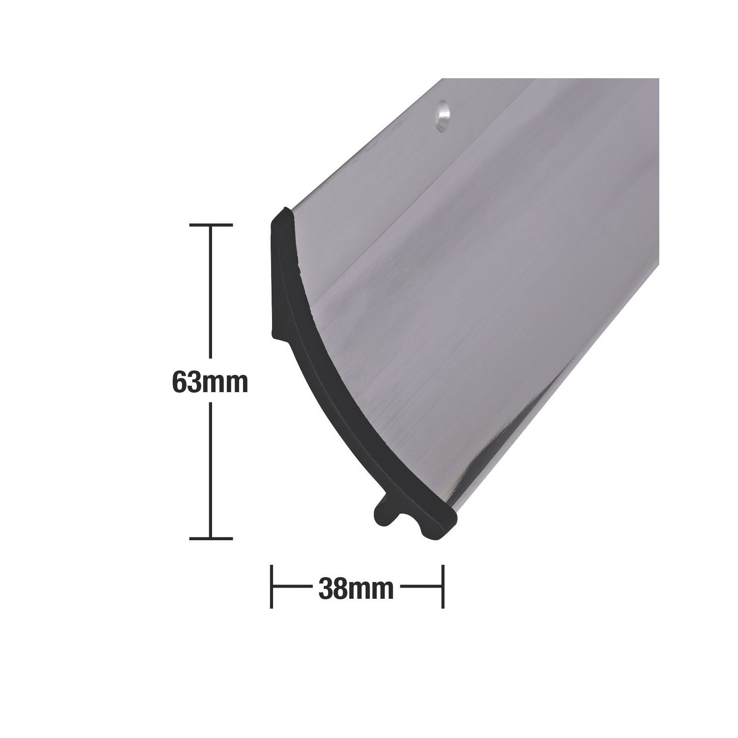 Stormguard Rain Deflector Polished Aluminium 914mm (3096V)
