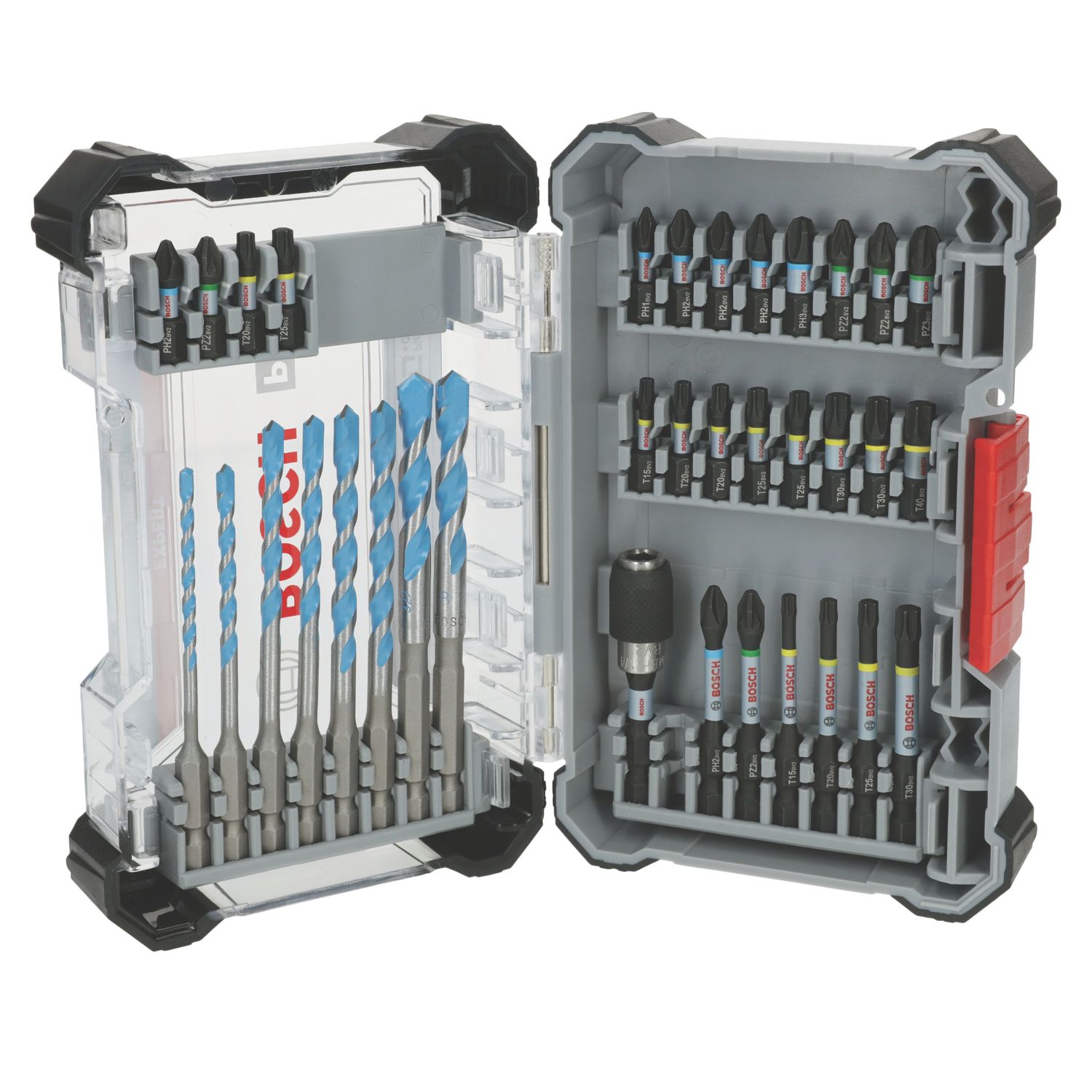 Bosch PRO Multi-Material Drill Bit & Impact Screwdriver Set 35 Pieces (309CR)