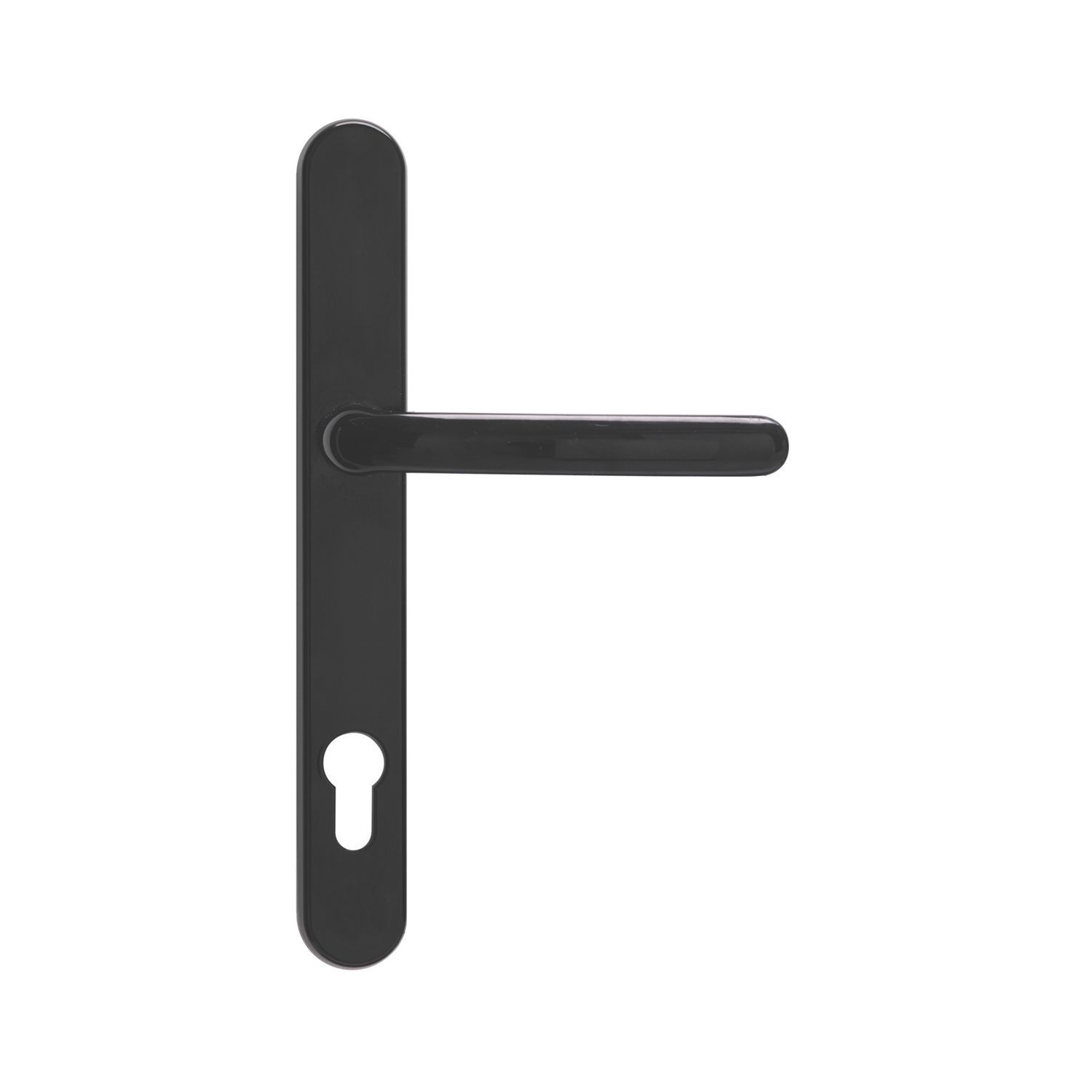 Fab & Fix Balmoral Door Handles Pair Black (3113P)