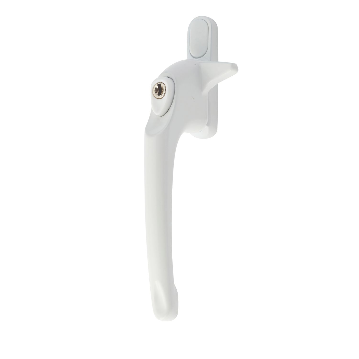 ERA Left-Handed Cockspur Window Handle White (311AW)
