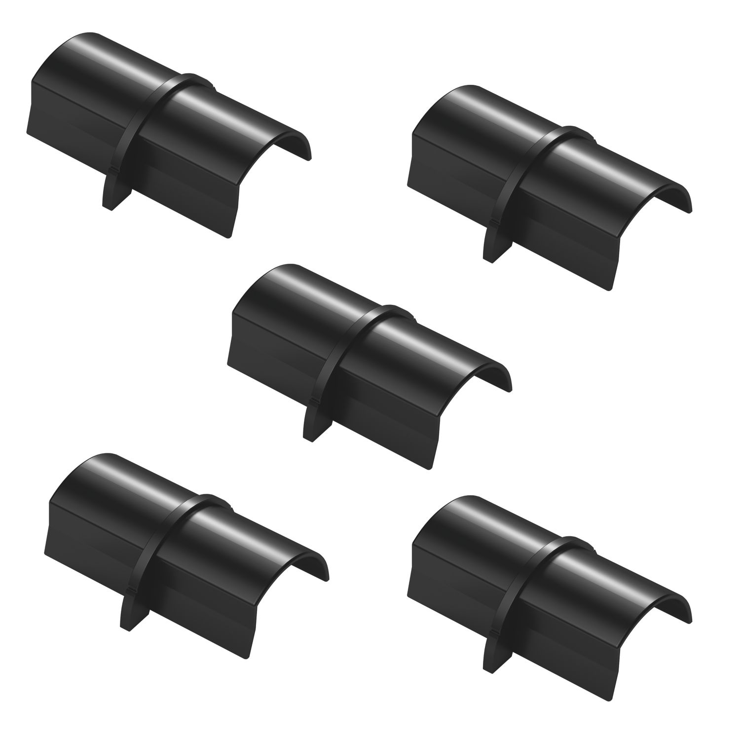 D-Line Trunking Connectors 30mm x 15mm 5 Pack (312RA)