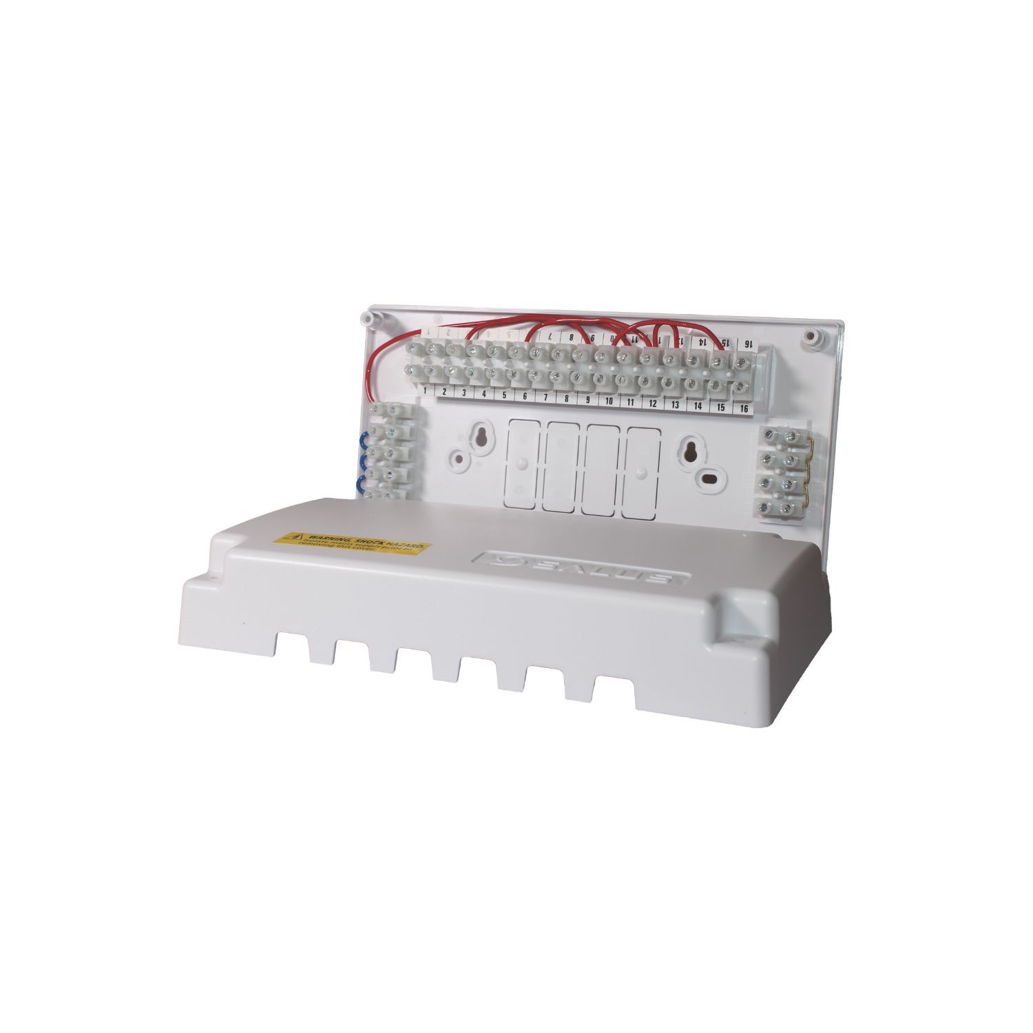 Salus TC100 16A 16-Terminal S & Y Plan Wiring Centre 230mm x 42mm x 127mm (312TM)