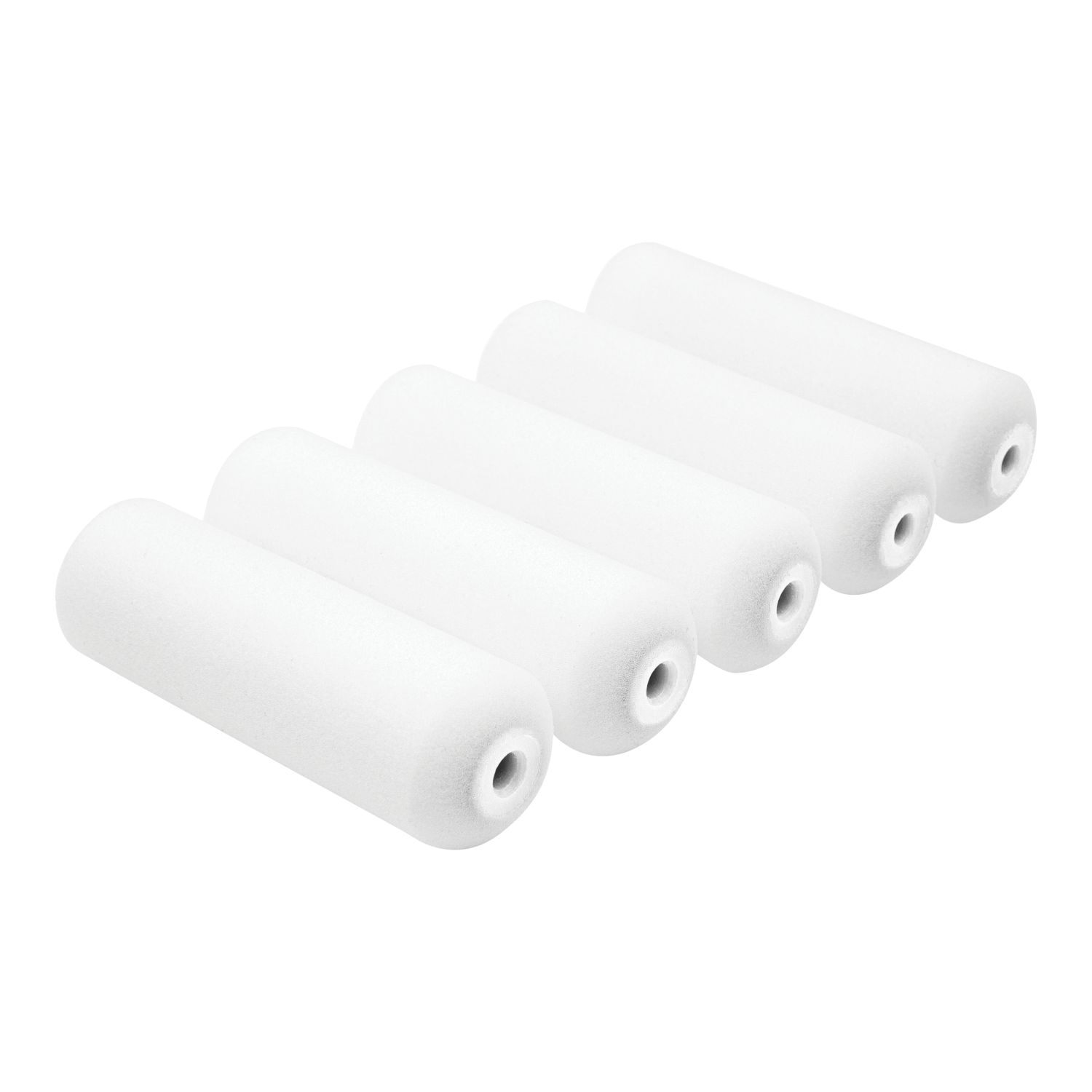 Short Pile Foam Roller Sleeves Gloss 4" x 15mm 5 Pack (313FM)