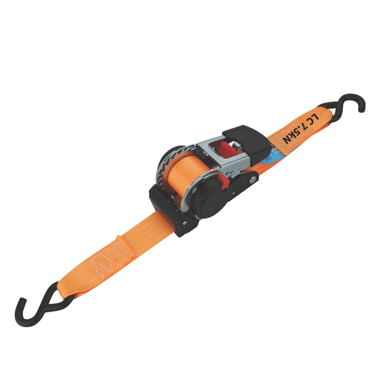 Smith & Locke Retractable Ratchet Tie Down w/ S-Hook 3m x 50mm (313VE)