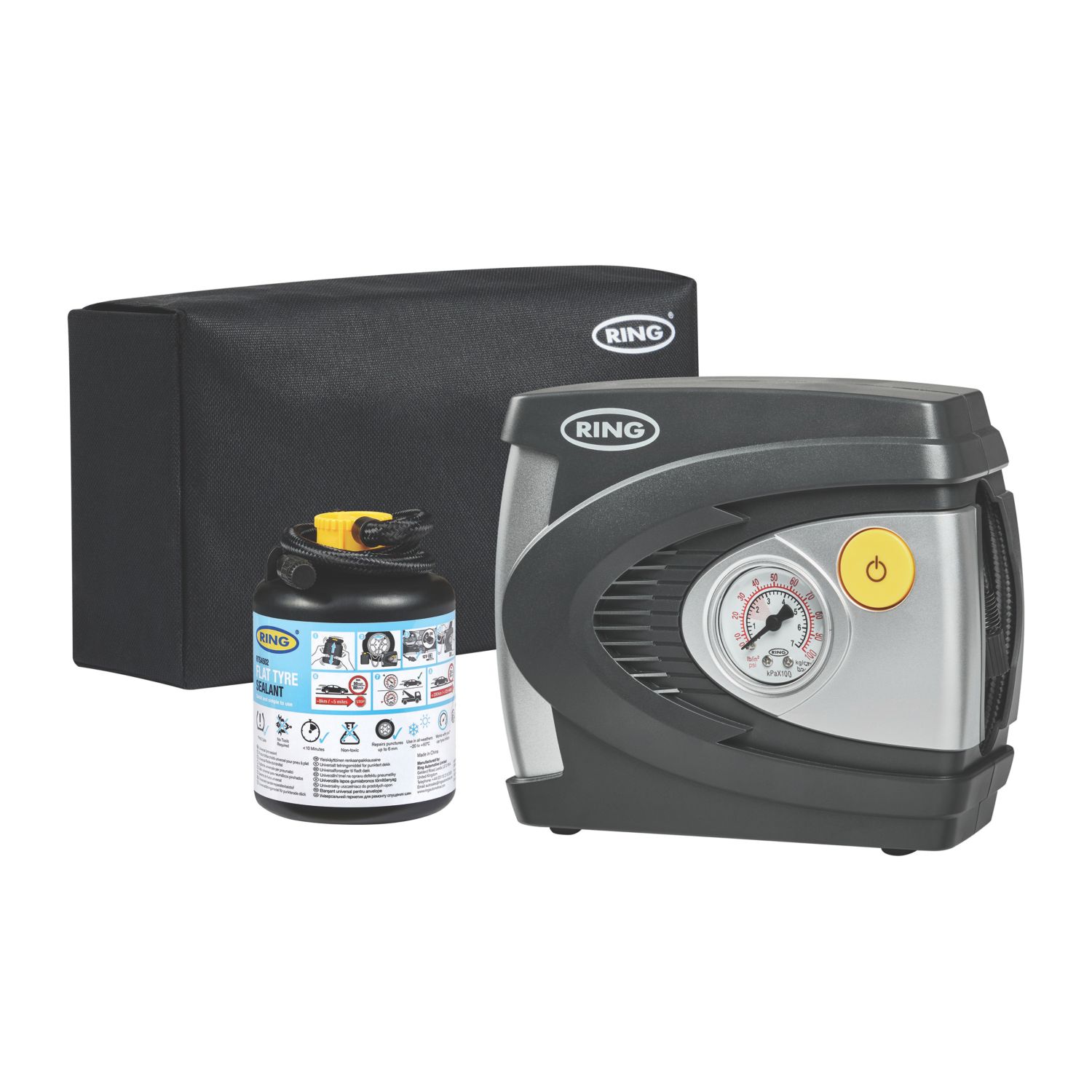 Ring RTK6 Flat Tyre Repair Kit 12V (313YL)