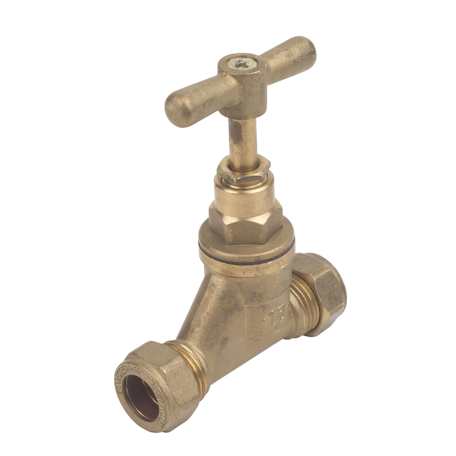 Flomasta Brass Stopcock 15mm (31490)