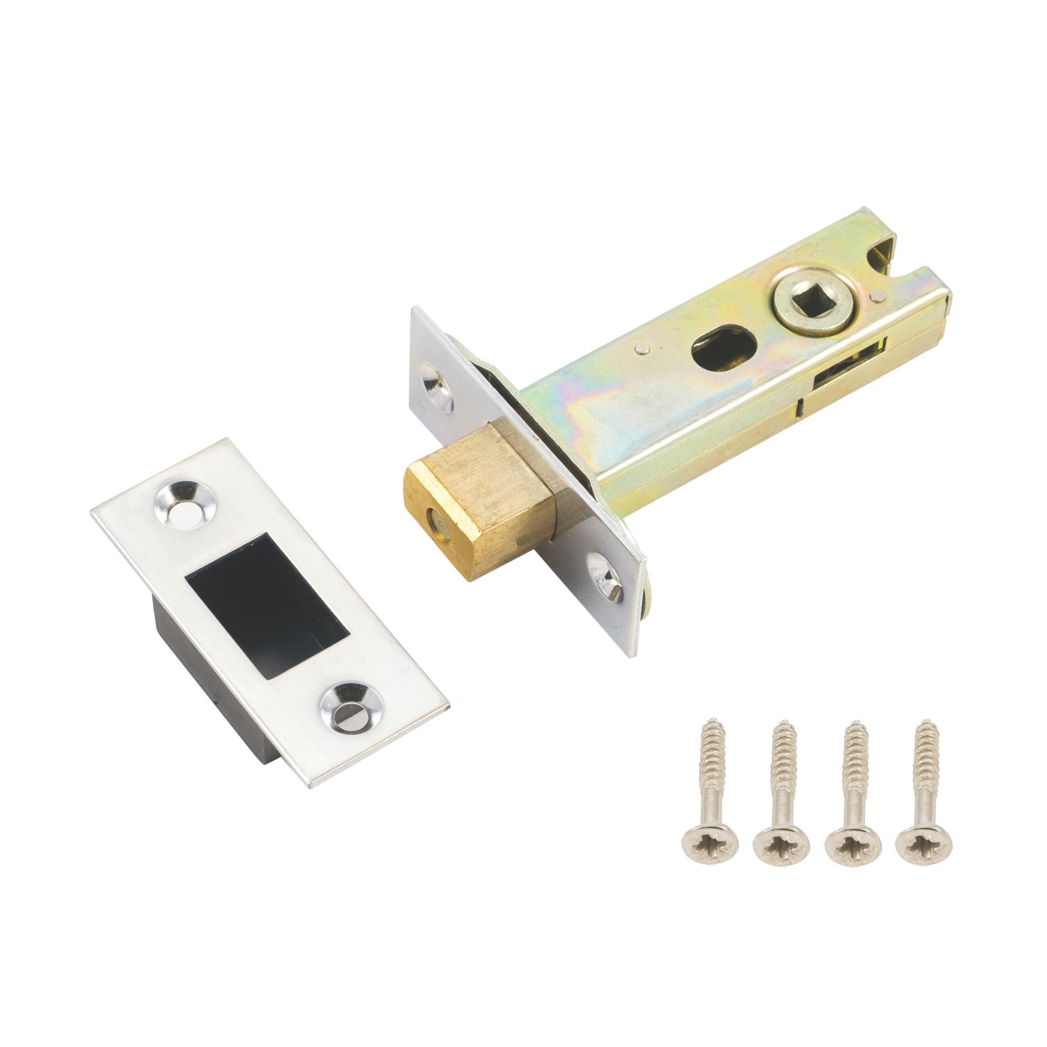 Smith & Locke Nickel Tubular WC Deadbolt 76mm Case - 57mm Backset (314PX)