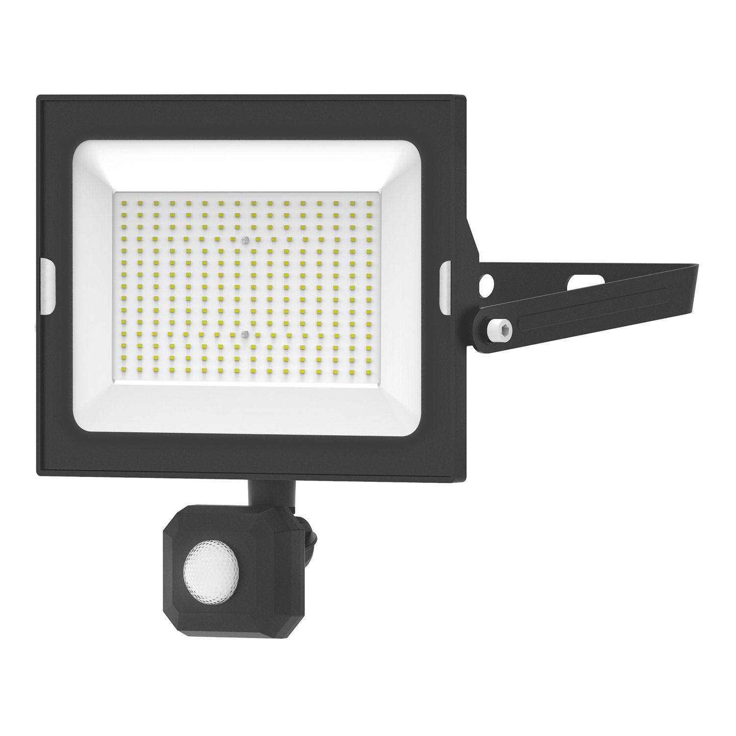 4lite Advantage Outdoor LED Floodlight With PIR Sensor Black 50W 4250lm (315KK)