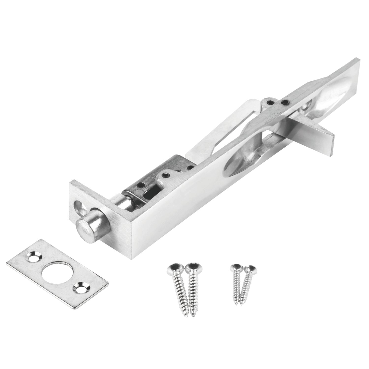 Smith & Locke Flush Bolt Polished Chrome 150mm (3169J)