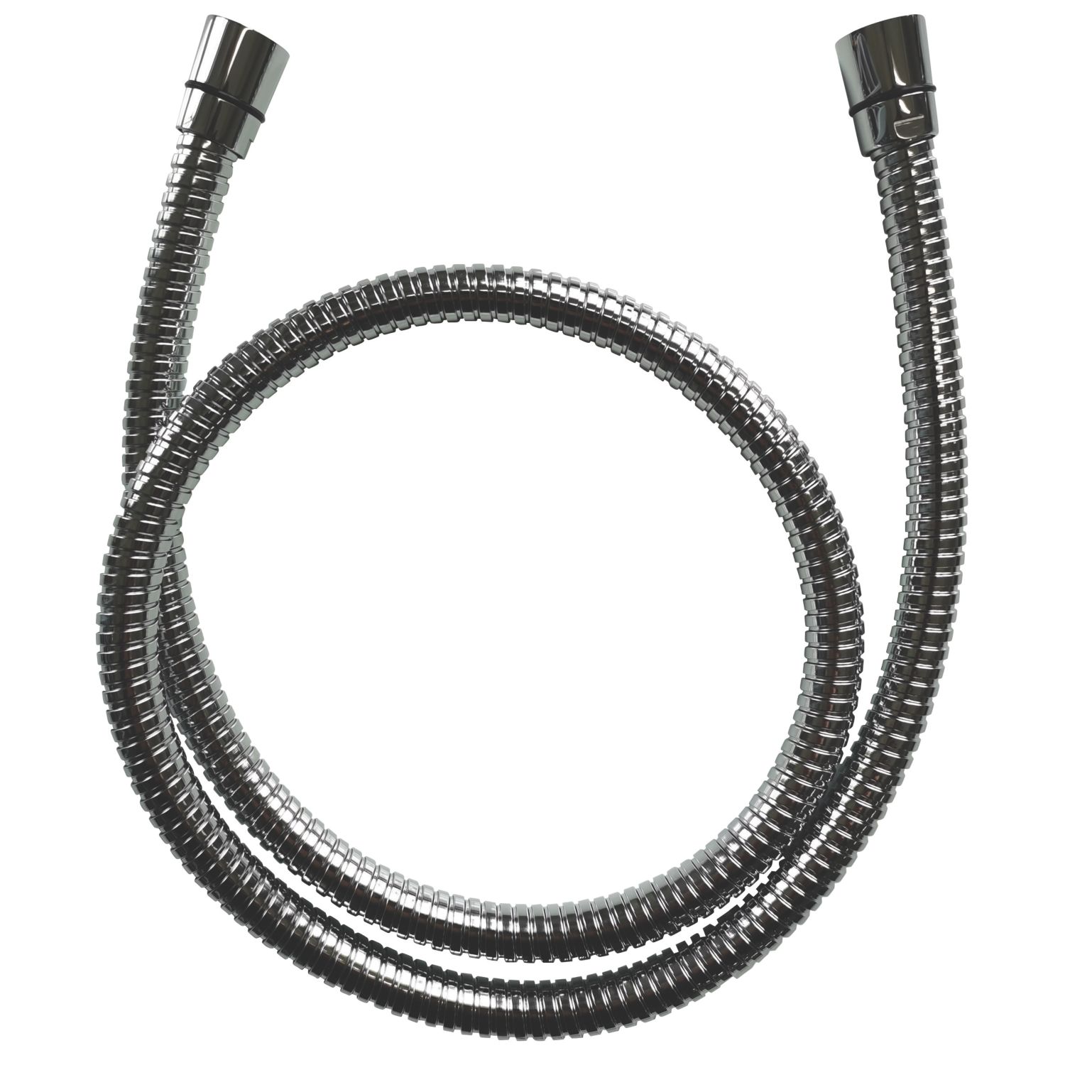 Swirl Shower Hose Chrome 10mm x 1.5m (317PG)