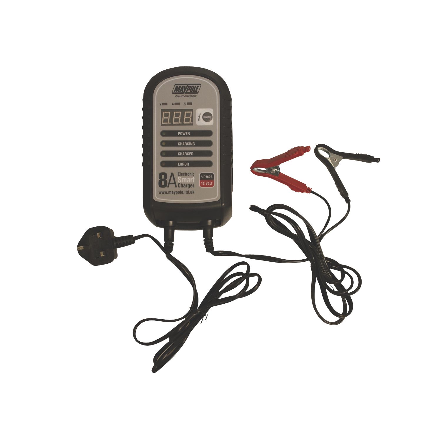 Maypole MP7428 8A Electronic Battery Charger 12V (3197R)