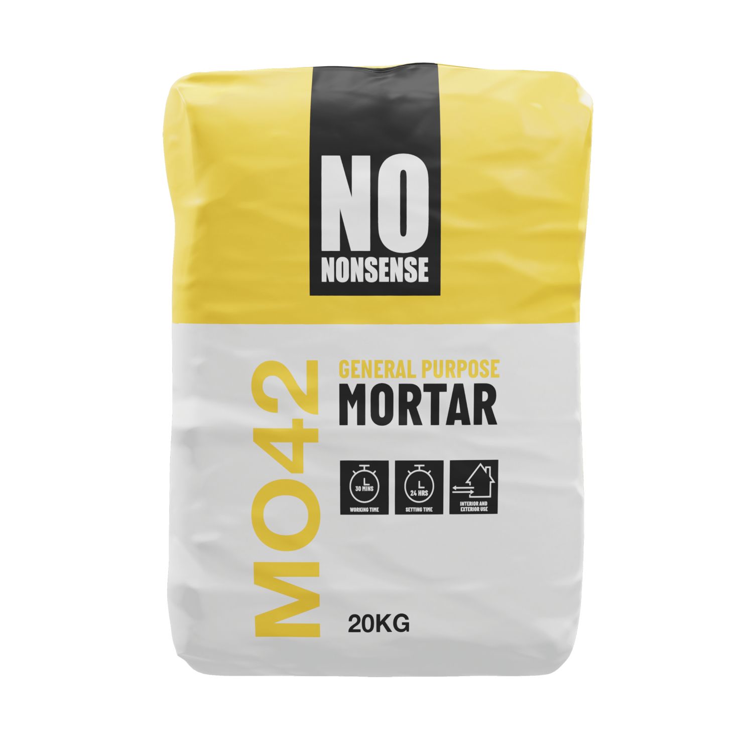 No Nonsense MO42 Multipurpose Mortar Grey 20kg (319HN)