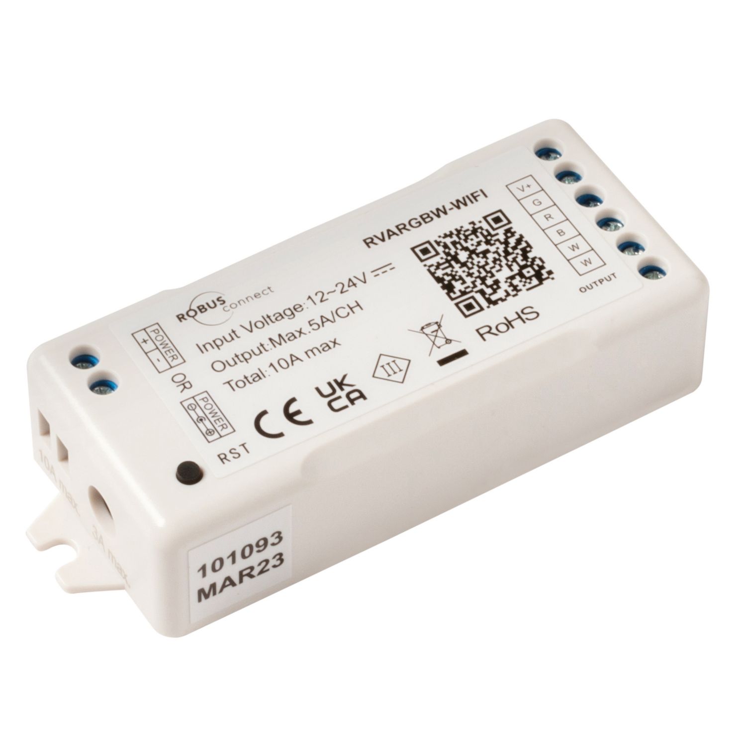 Robus Vegas Connect RGB & White Tape Light Dimming Controller 1W (319RX)
